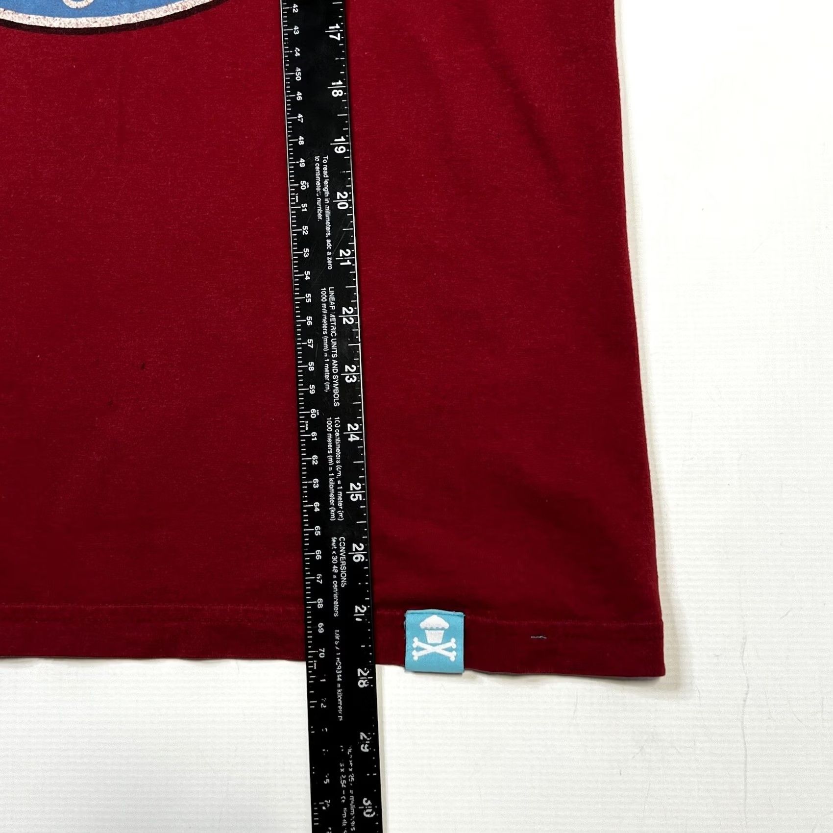 Johnny Cupcakes Johnny Cupcakes T-Shirt Size Medium Red Graphic Tee Logo Hawk Bird Baseball Graphic Print Unisex Adults Short Sleeve Crew Neck Size US M / EU 48-50 / 2 - 4 Thumbnail