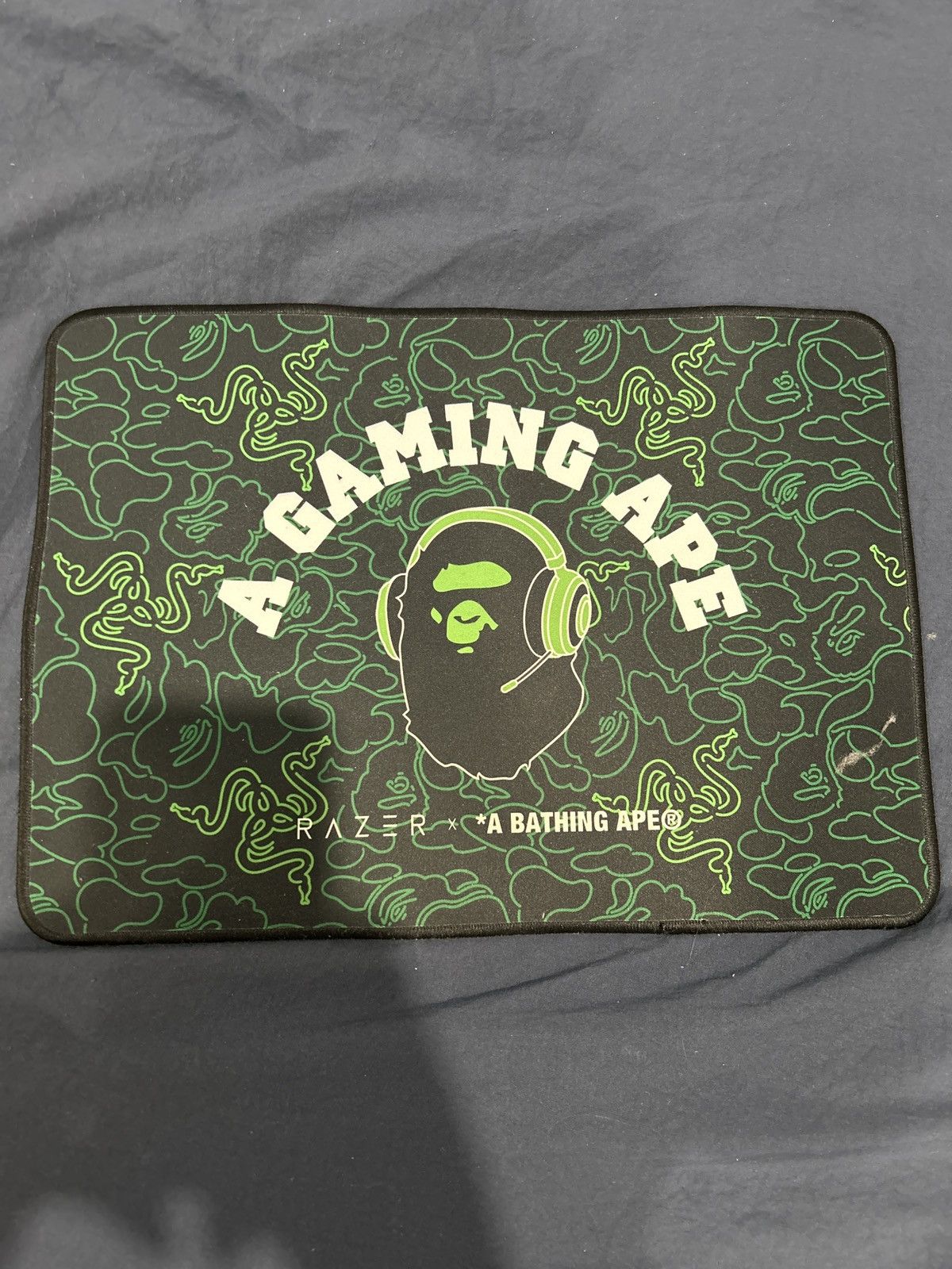 image of Bape X Razer Mouspad in Black, Men's (Size 30)