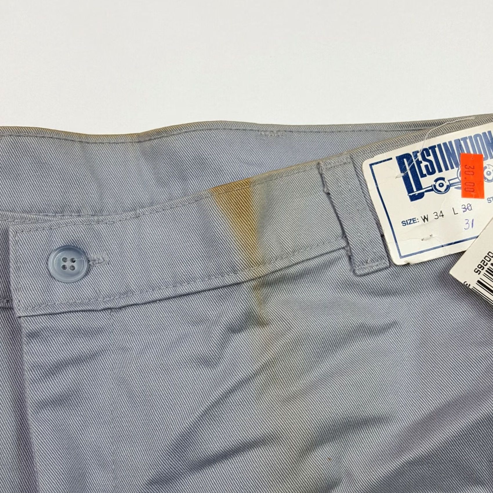 Vintage VINTAGE Destinations Gray Tapered Pants Mens 34x31 Dress Pants Casual 80s Size US 34 / EU 50 - 4 Thumbnail
