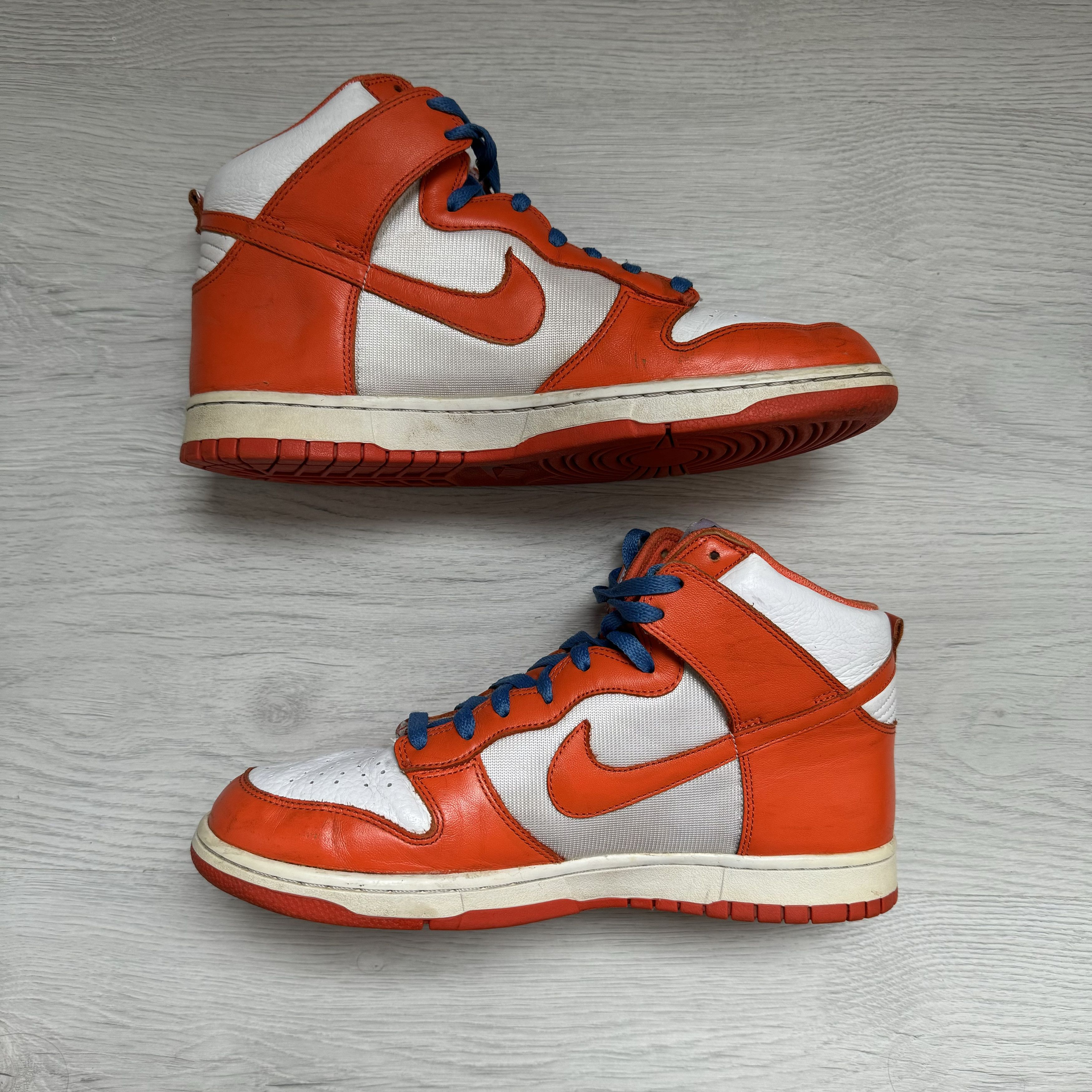Nike Nike Dunk High Syracuse White Orange Blaze Size US 11 / EU 44 - 3 Thumbnail
