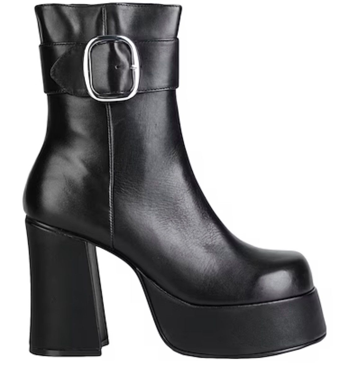 Steve Madden STEVE MADDEN |NO BOX| Siren Platform Leather Boots SCRATCHES Size US 8 / IT 38 - 17 Thumbnail