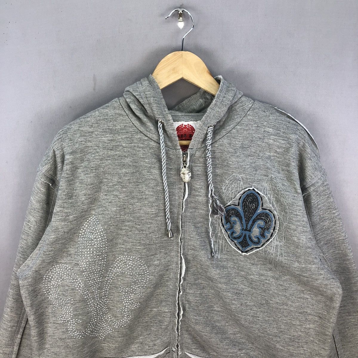 Affliction LBJ Co Crazy Fleur Zip Up Hoodie Jacket Like Chrome Hearts Size US L / EU 52-54 / 3 - 5 Thumbnail