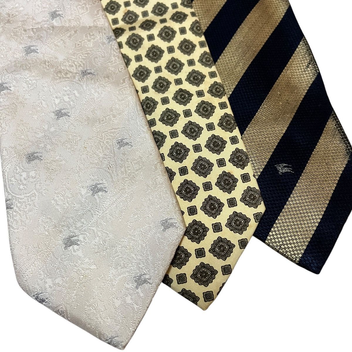 Burberry × Designer Burberry Italian Silk Tie Lot of 3 Size ONE SIZE - 7 Thumbnail