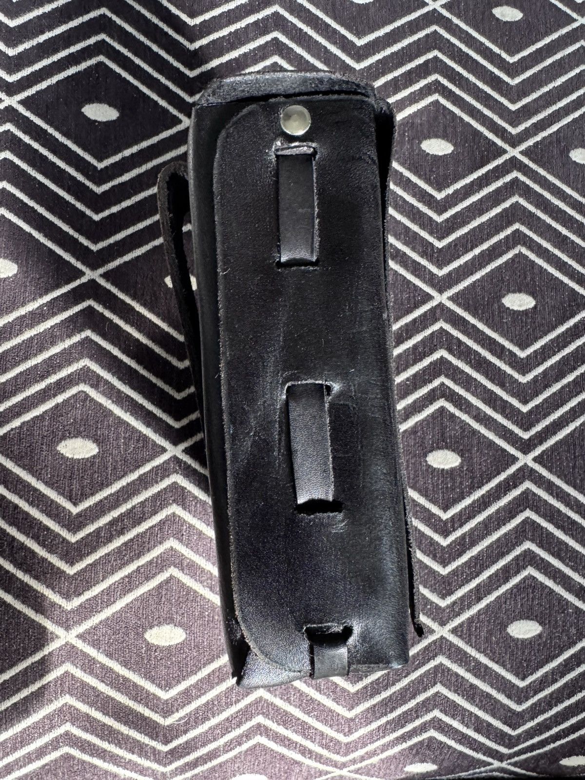 Other Handmade black leather belt bag holds essentials Size ONE SIZE - 5 Thumbnail