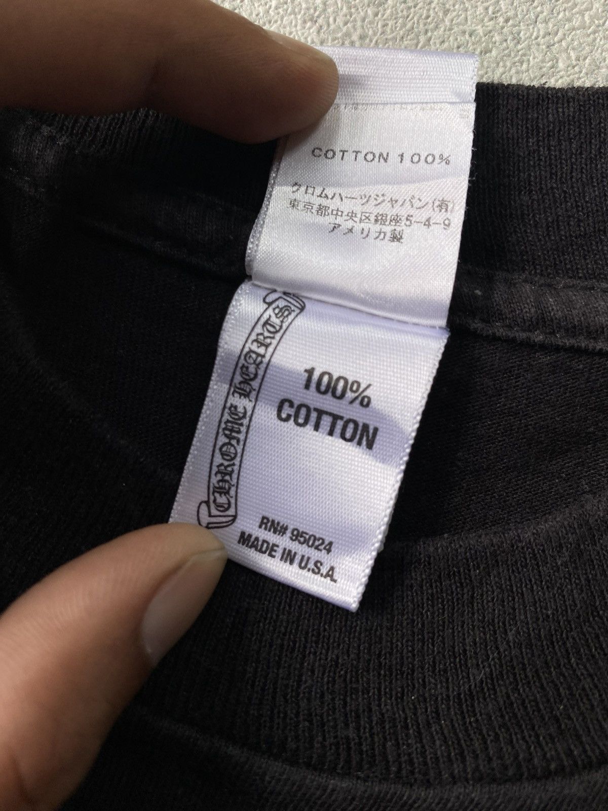 Chrome Hearts Chrome hearts black pocket T-Shirt Size US S / EU 44-46 / 1 - 11 Thumbnail