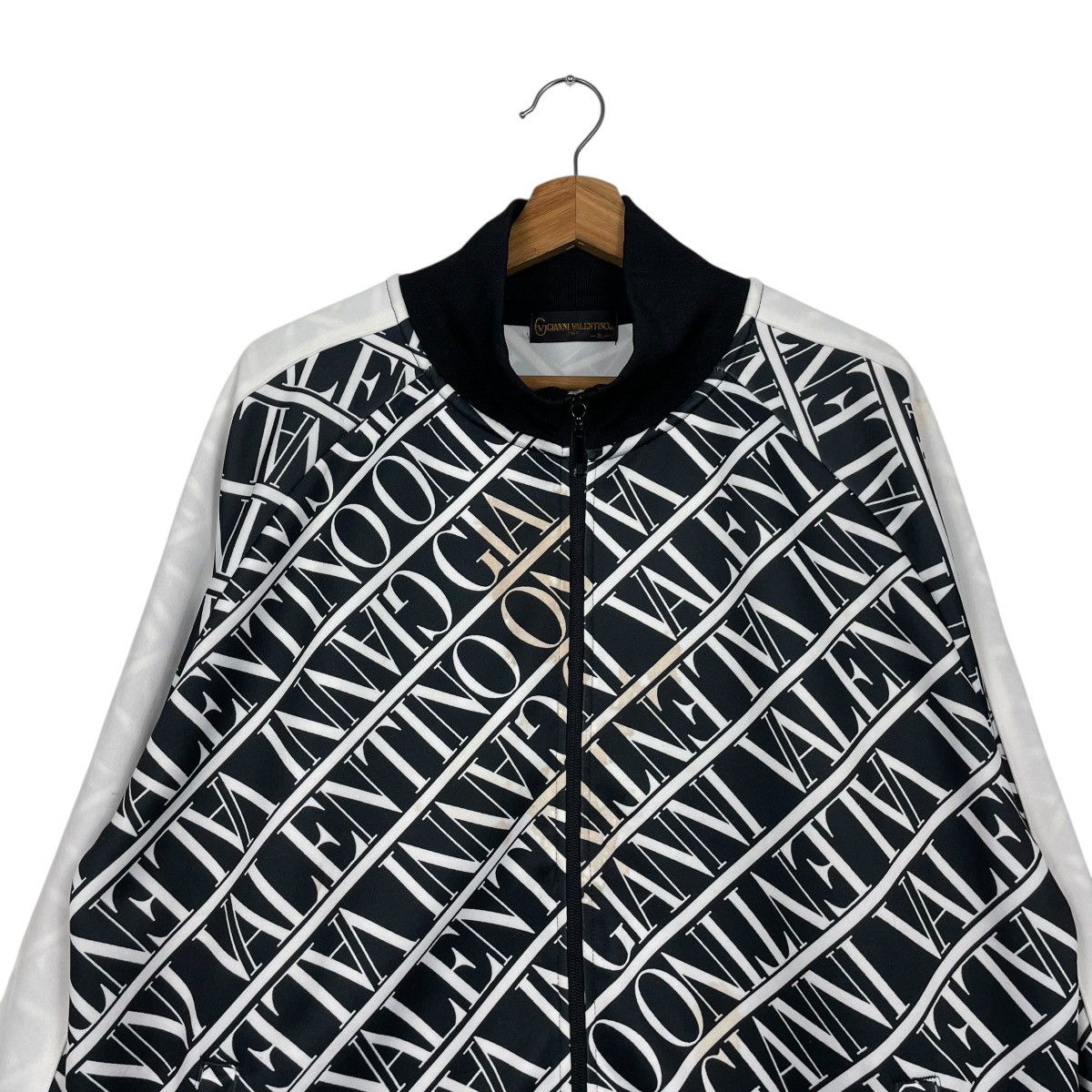Gianni Valentino × Japanese Brand × Vintage 💥GIANNI VALENTINO ZUCCA MONOGRAM ZIPPER SPORT TRACKTOP Size US XL / EU 56 / 4 - 2 Thumbnail