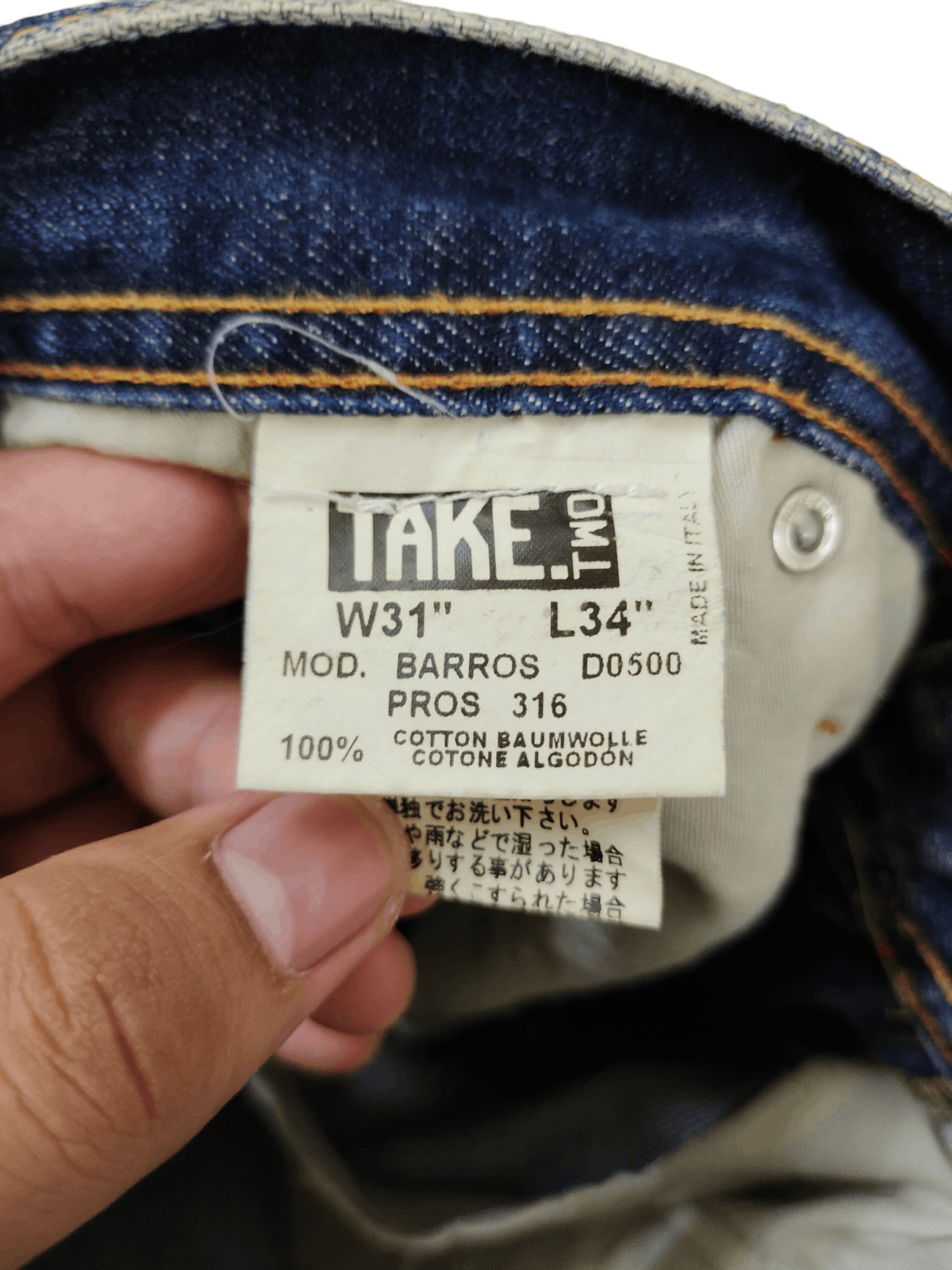 Kapital Vintage Take Two Barros D0500 Spiral Cut Denim Jeans Size US 31 - 17 Thumbnail