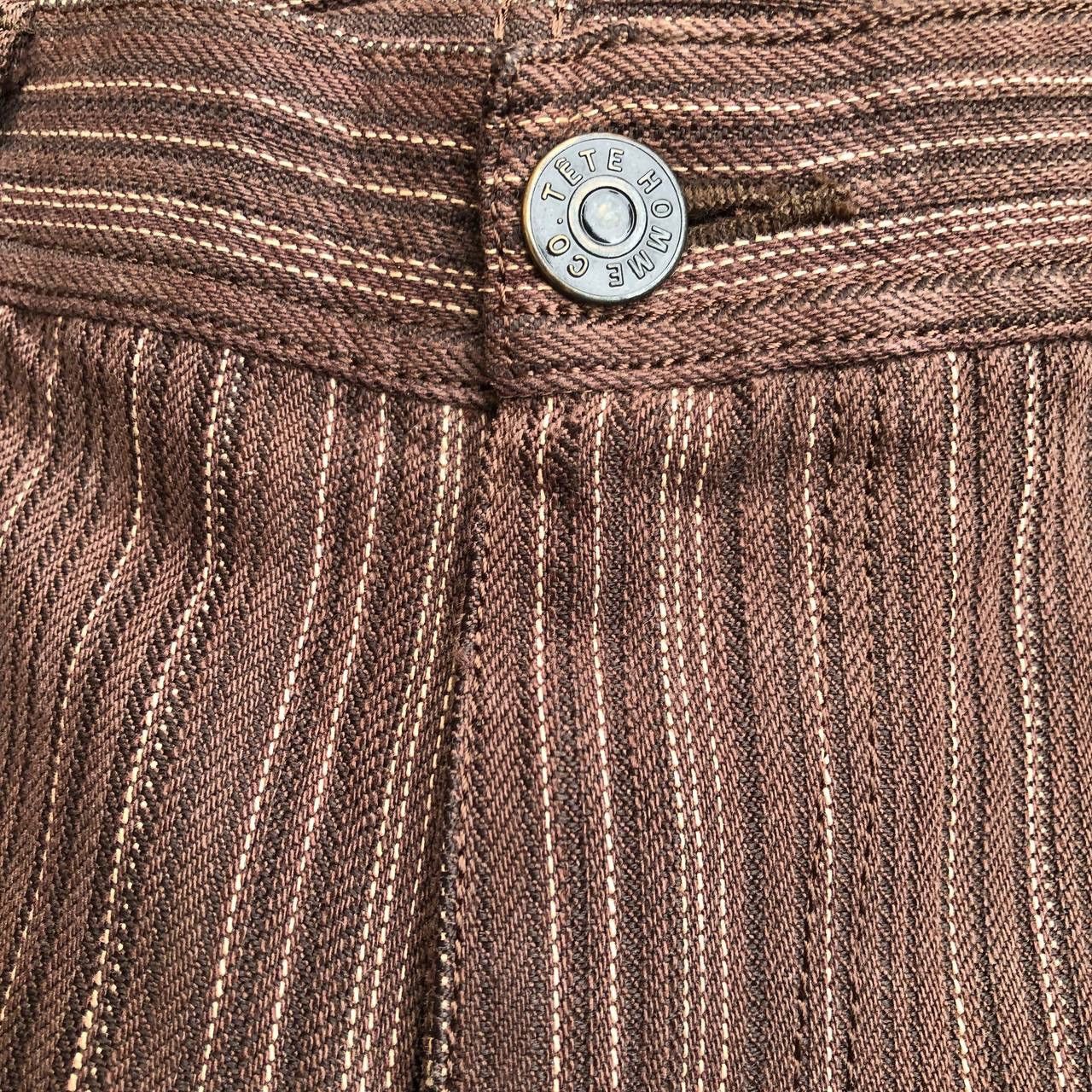 Tete Homme VINTAGE TETE HOMME BROWN PANTS Size US 33 - 10 Thumbnail