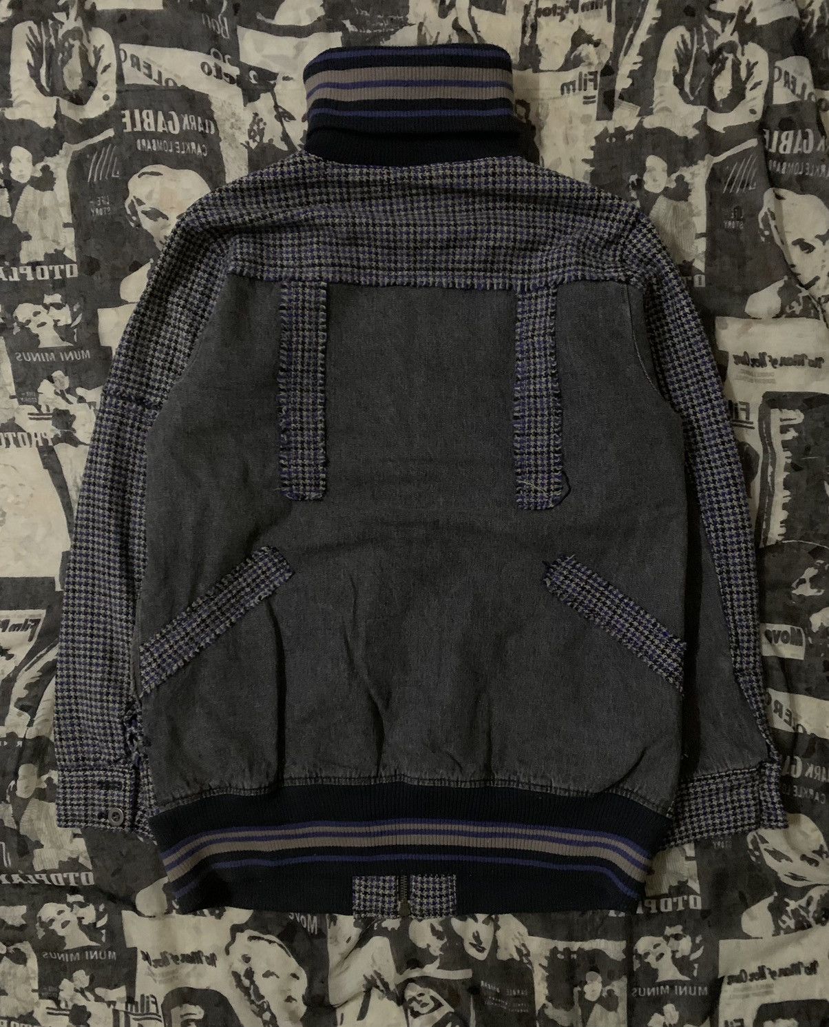 Hysteric Glamour 💥Algonquin Distressed Patchwork Zipper Jacket Size M / US 6-8 / IT 42-44 - 5 Thumbnail