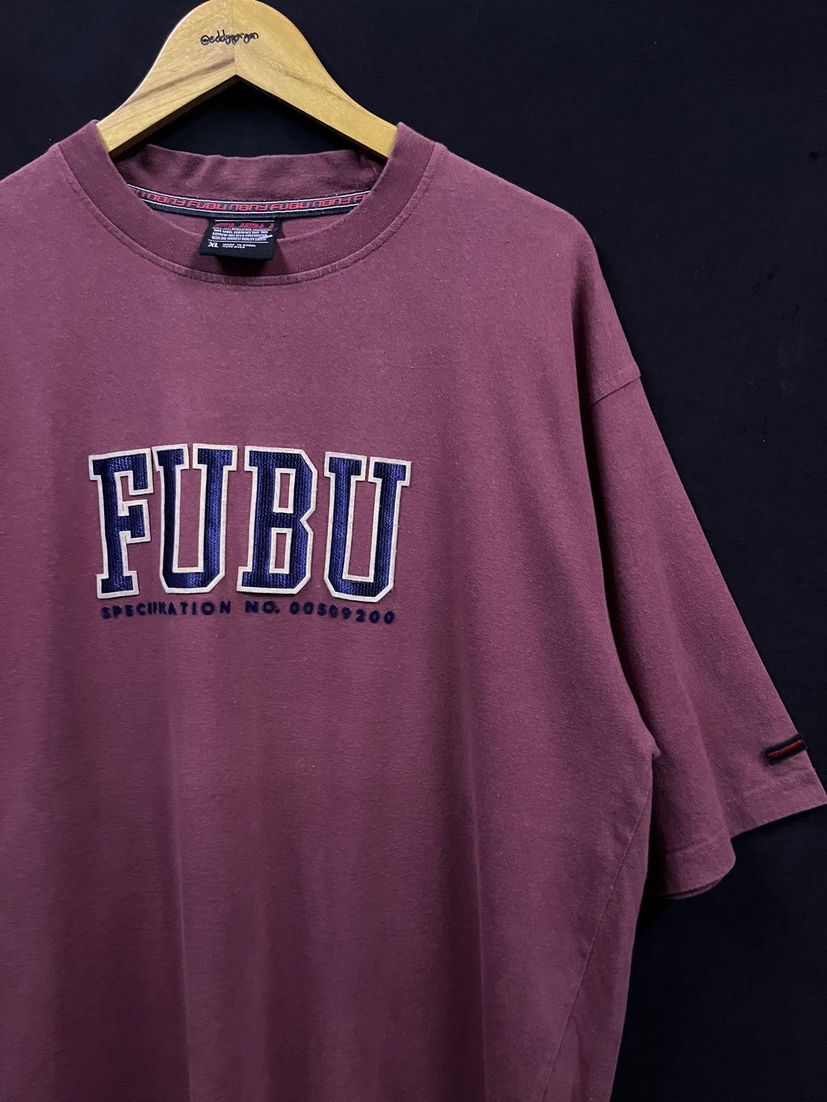 Fubu VINTAGE FUBU HIPHOP CHINOS CUTTING STYLE TSHIRT Size US XL / EU 56 / 4 - 2 Thumbnail