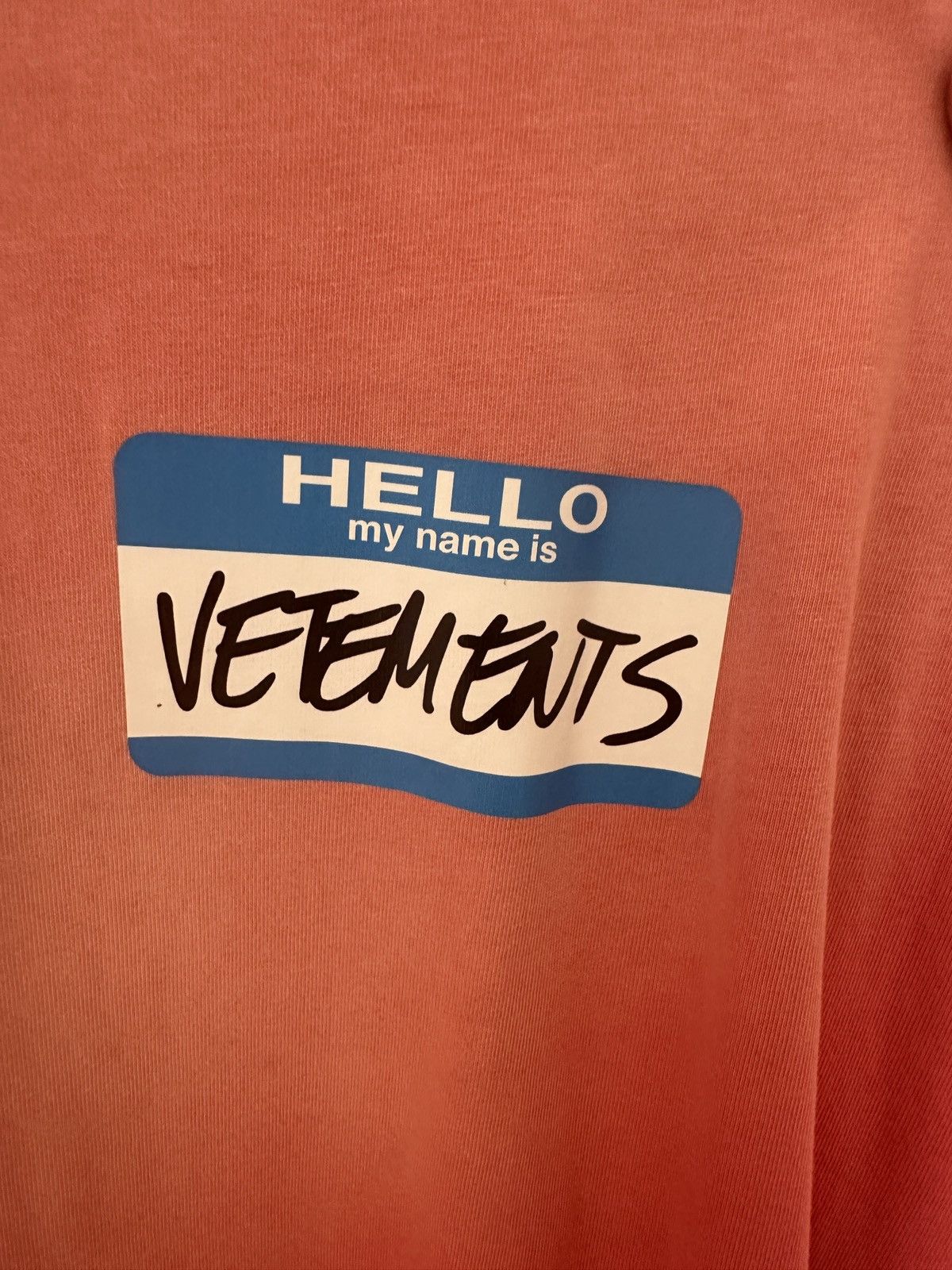 Vetements My Name is Vetements Tee Size US XL / EU 56 / 4 - 3 Thumbnail