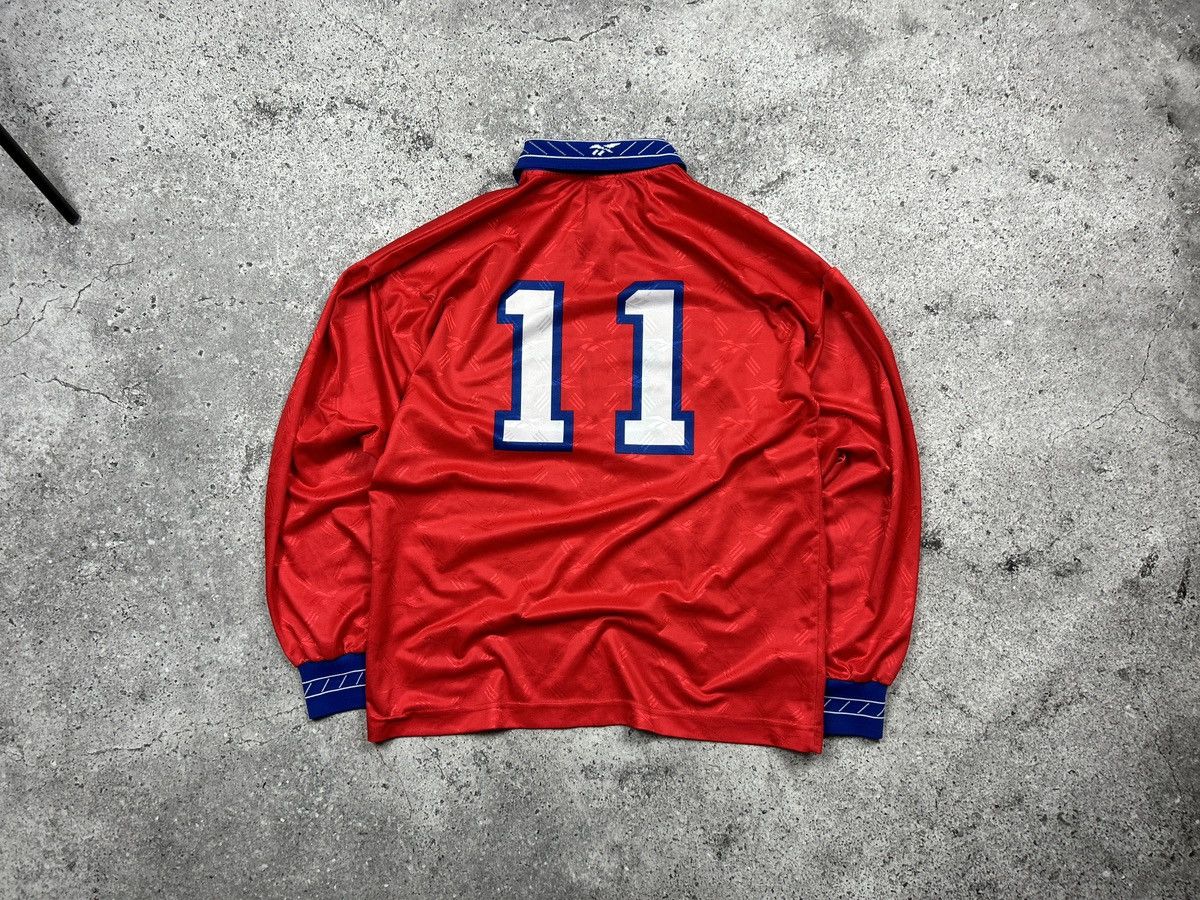 Reebok × Vintage Reebok Chile 1996 Salas Longsleeve Jersey Salas Size US L / EU 52-54 / 3 - 3 Thumbnail