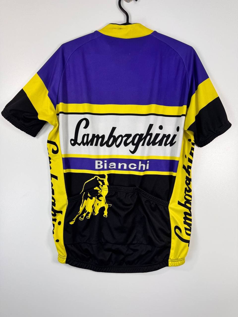 Other Vintage Lamborghini Bianchi Cycling Jersey Santini Size XL Size US XL / EU 56 / 4 - 5 Thumbnail