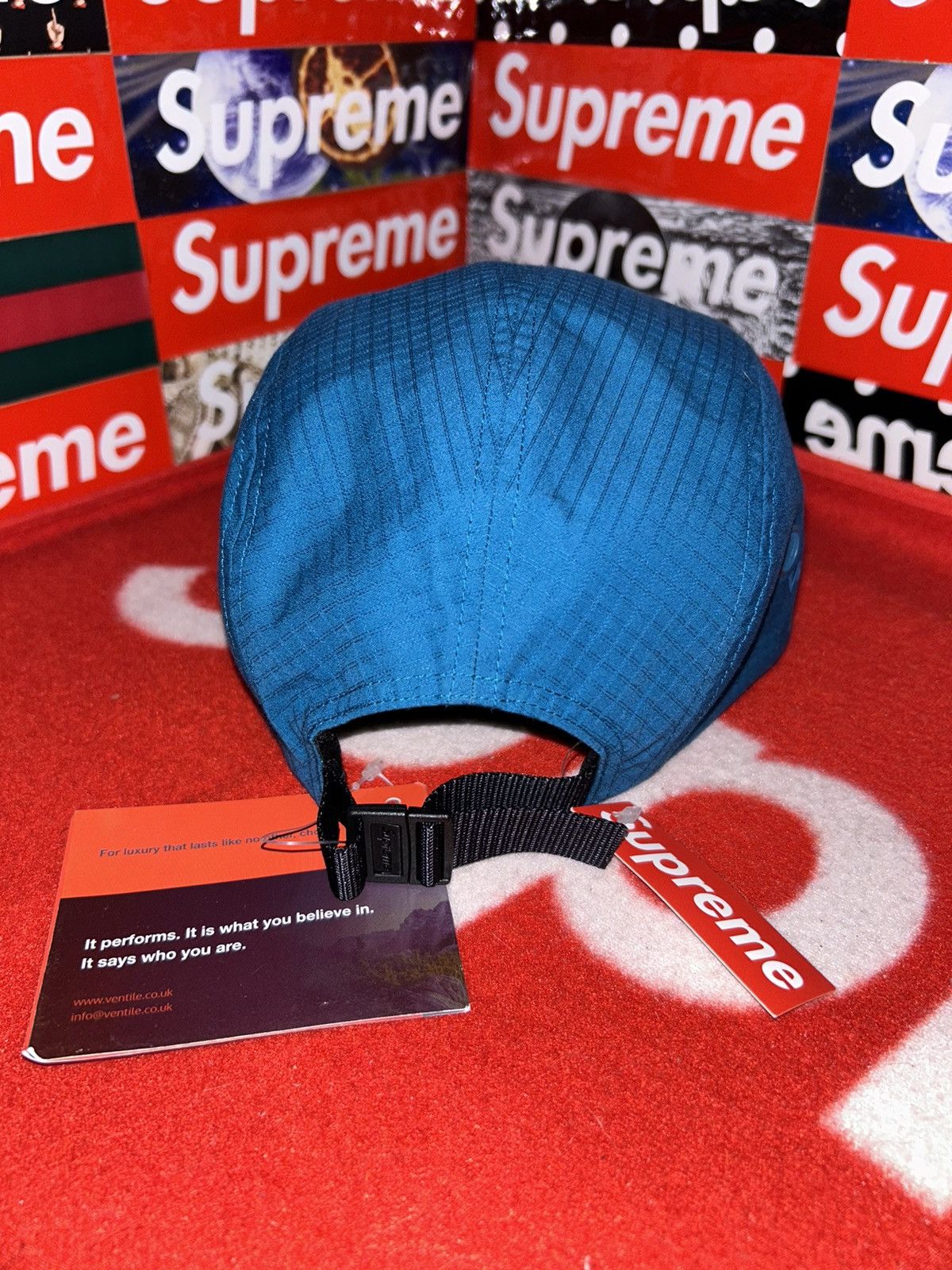 Supreme Supreme x Ventile Camp Cap Teal SS23 NEW WITH TAGS Size ONE SIZE - 4 Thumbnail
