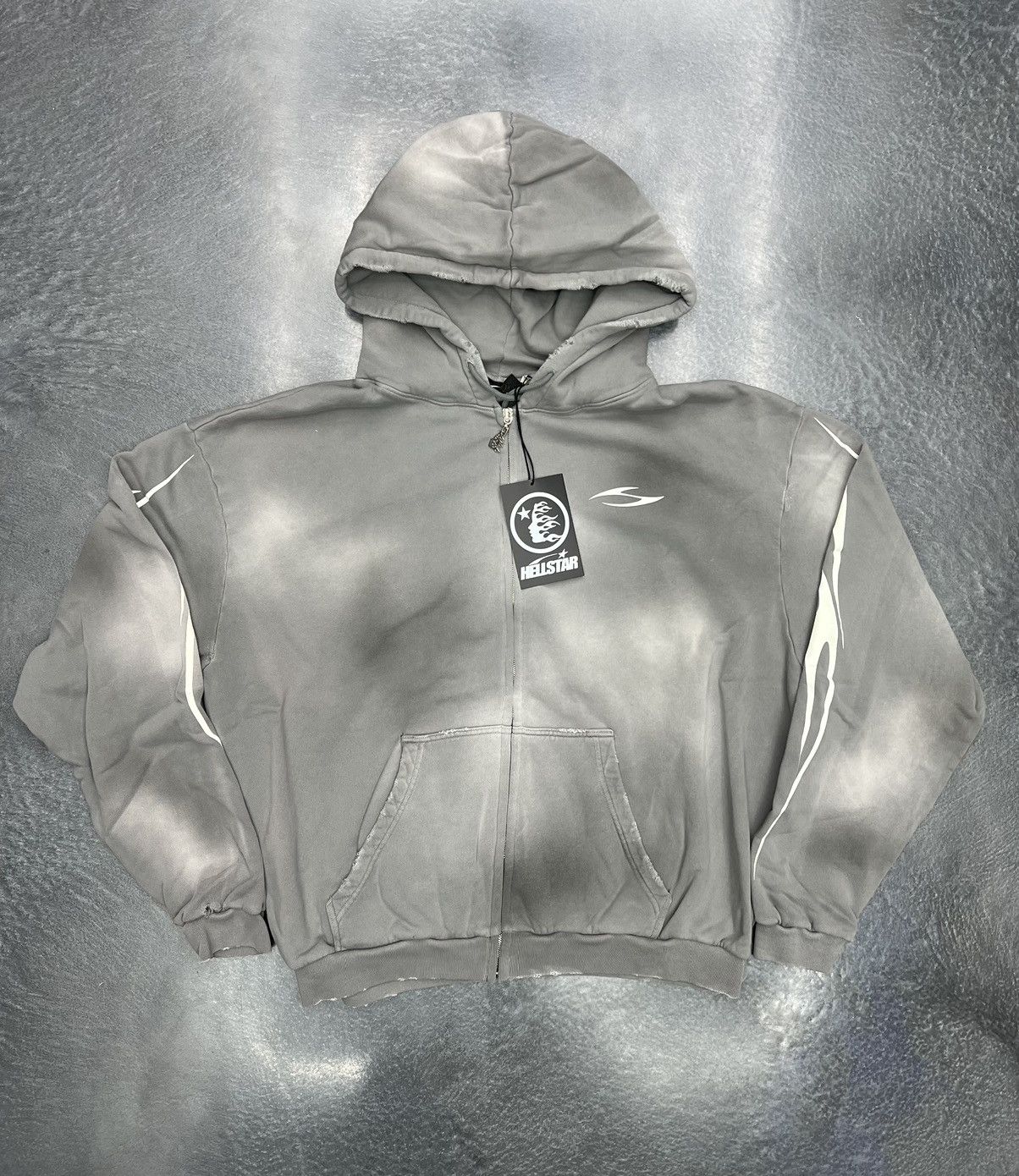 HELLSTAR Hellstar HStar Zip Up Hoodie Size US XXL / EU 58 / 5 - 1 Thumbnail