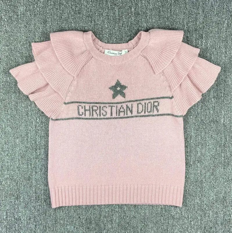 Dior Dior Pink Cashmere Knitted Sweater 0089 Size S / US 4 / IT 40 - 1 Thumbnail
