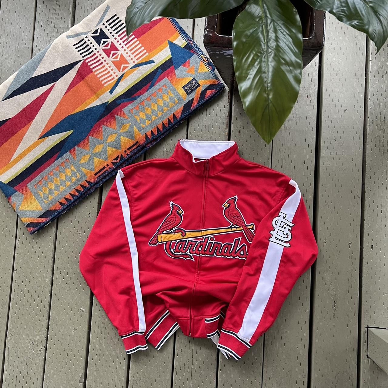 MLB Vintage St Louis Cardinals sweatshirt Windbreaker Pullover Size US L / EU 52-54 / 3 - 3 Thumbnail