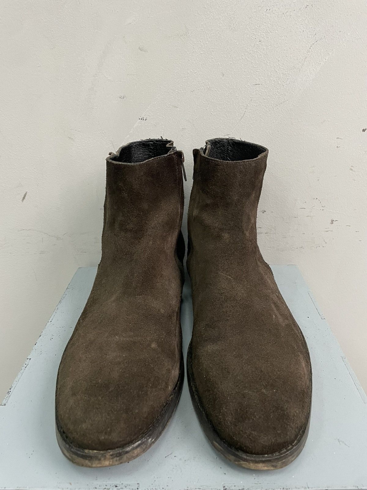 Allsaints All Saints brown ankle boots premium suede classic style Size US 12 / EU 45 - 3 Thumbnail
