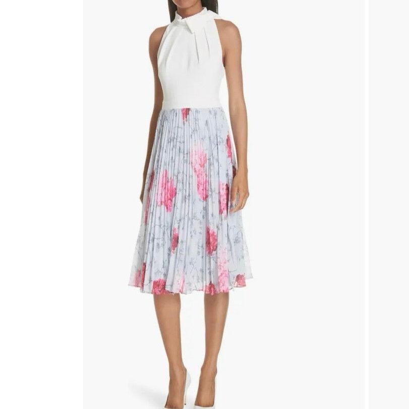 Ted Baker TED BAKER Cornala Babylon Pleat A-Line Dress Size 1 Size XS / US 0-2 / IT 36-38 - 1 Thumbnail