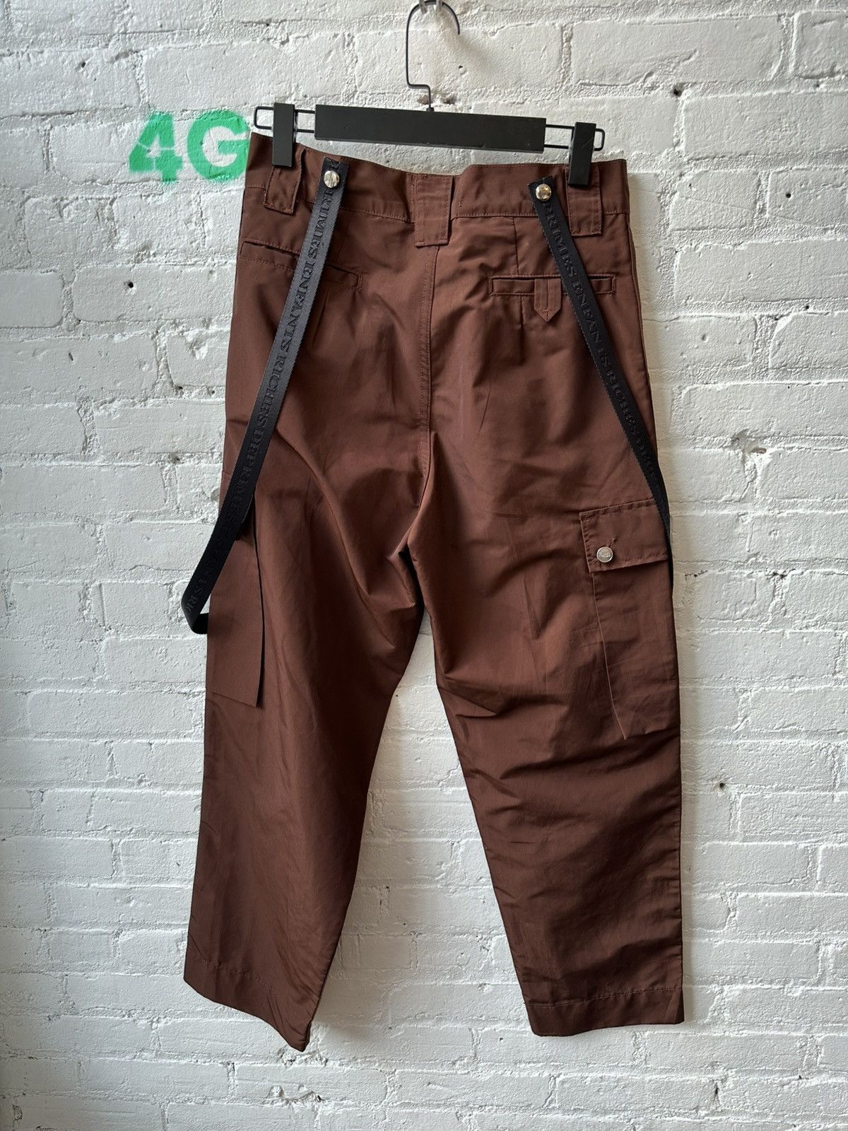 Enfants Riches Deprimes ERD BROWN CARGO BONDAGE PANTS Size US 30 / EU 46 - 3 Thumbnail