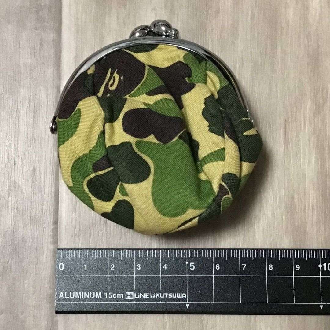 Bape 🇯🇵Kyoto limited🇯🇵 BAPE ABC Camo Green Coin Case Wallet NIGO Size ONE SIZE - 5 Thumbnail