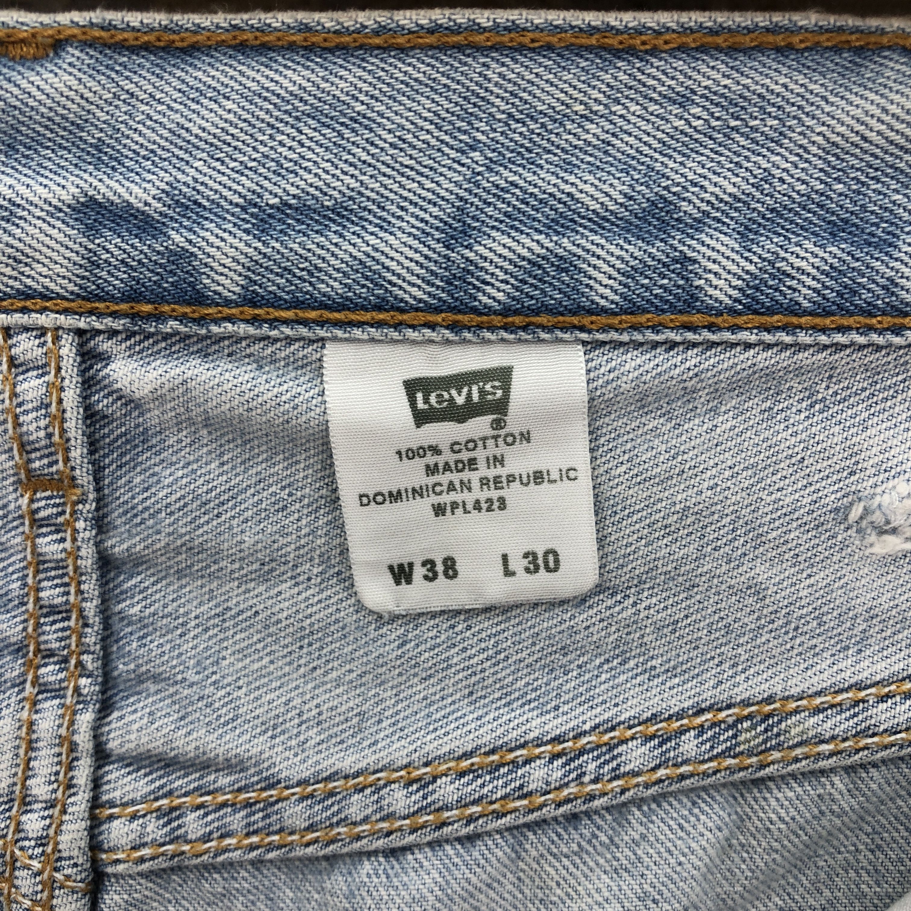 Levi's Vintage Y2K Levis 501 Sunfaded Jeans Levi's Distressed Denim Size US 36 / EU 52 - 10 Thumbnail