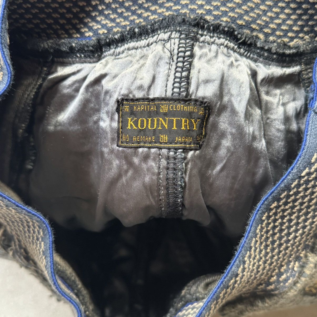 Kapital × Kapital Kountry Kapital Boro Crash Sirloin Old Man and the Sea Denim Shorts Size US 34 / EU 50 - 5 Thumbnail