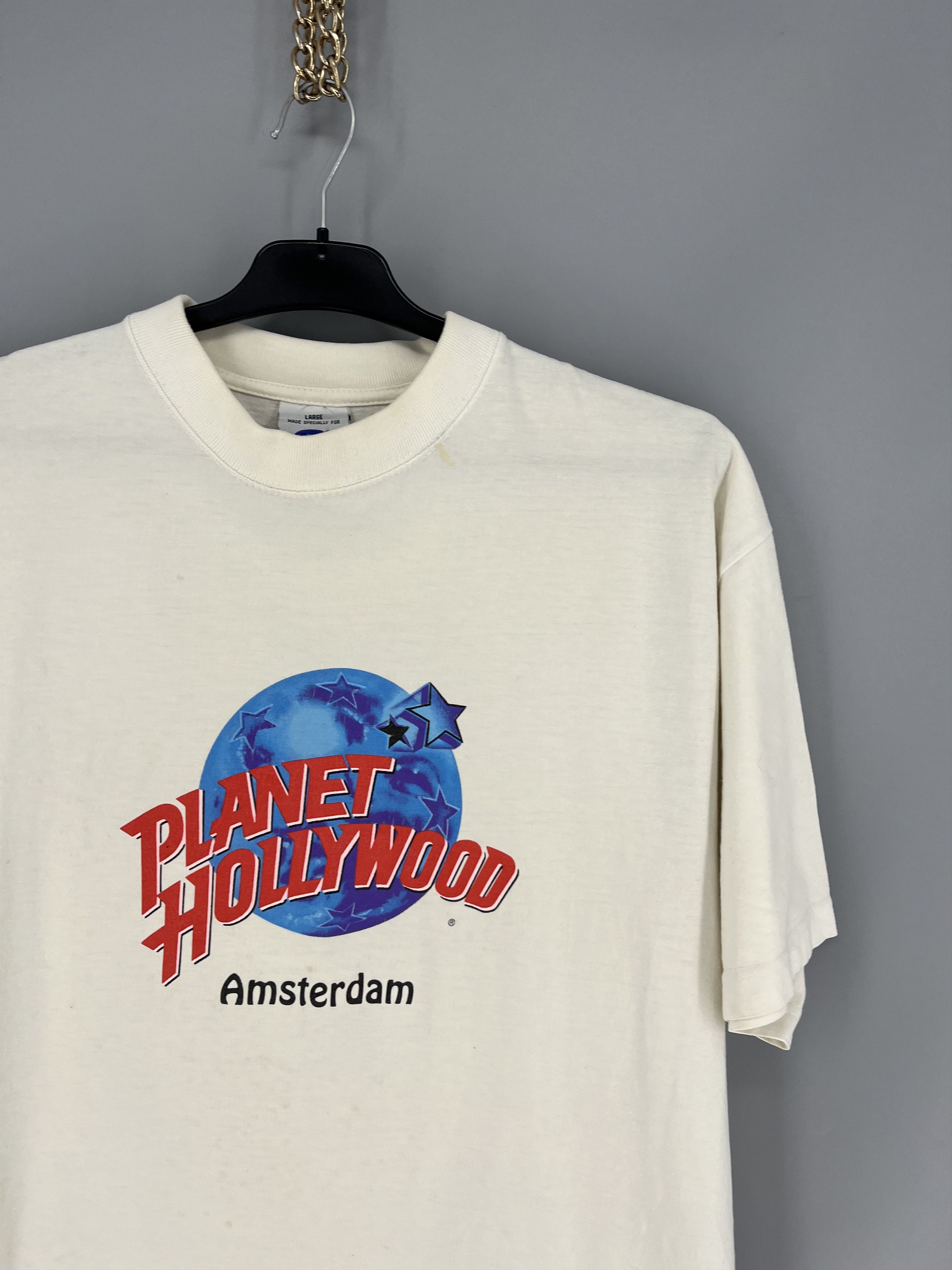 Vintage Vintage Planet Hollywood Shirt Mens large White Orlando Size US L / EU 52-54 / 3 - 5 Thumbnail