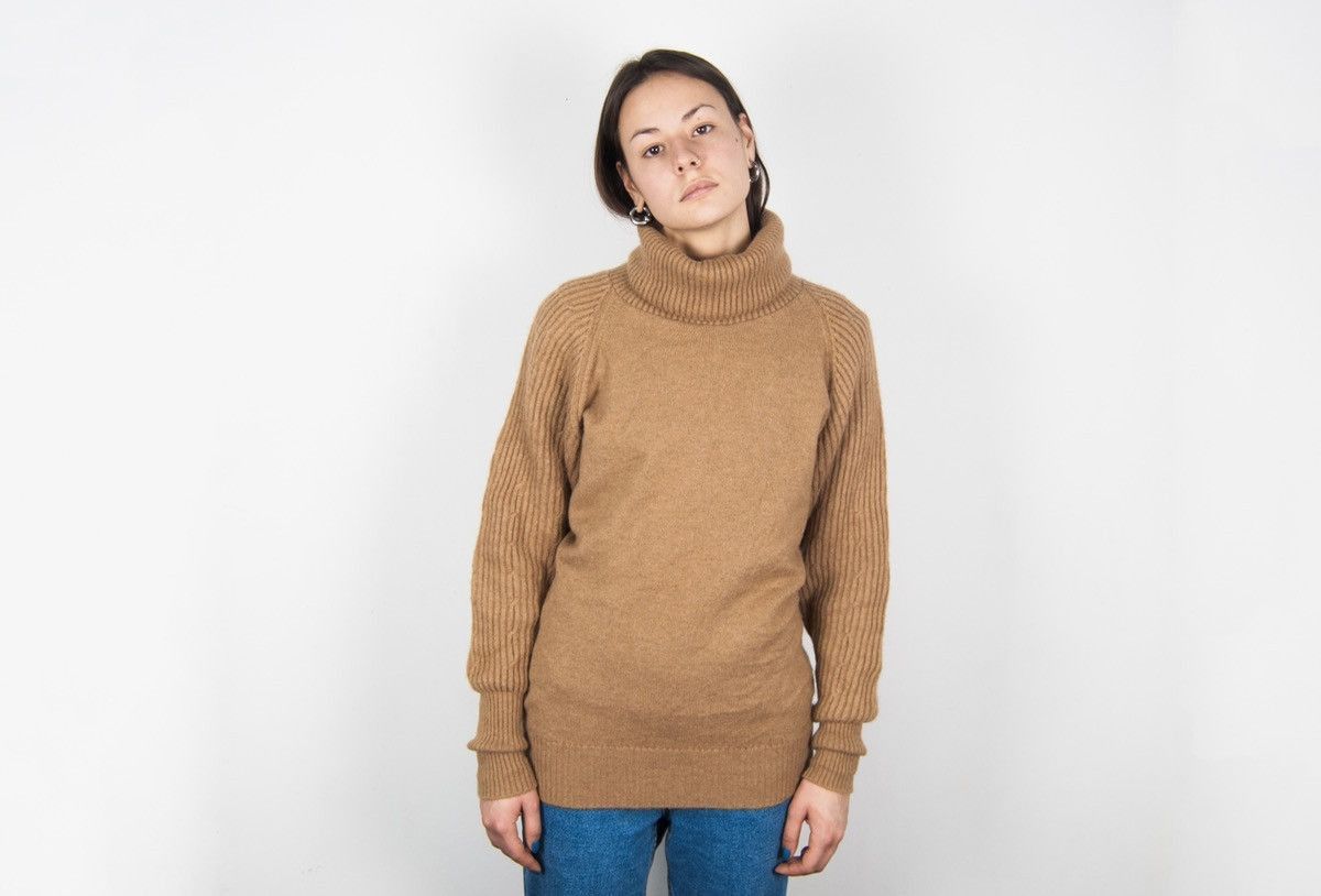 Chanel Chanel Camelhair Long Turtleneck Sweater Tunique Dress Size M / US 6-8 / IT 42-44 - 5 Thumbnail