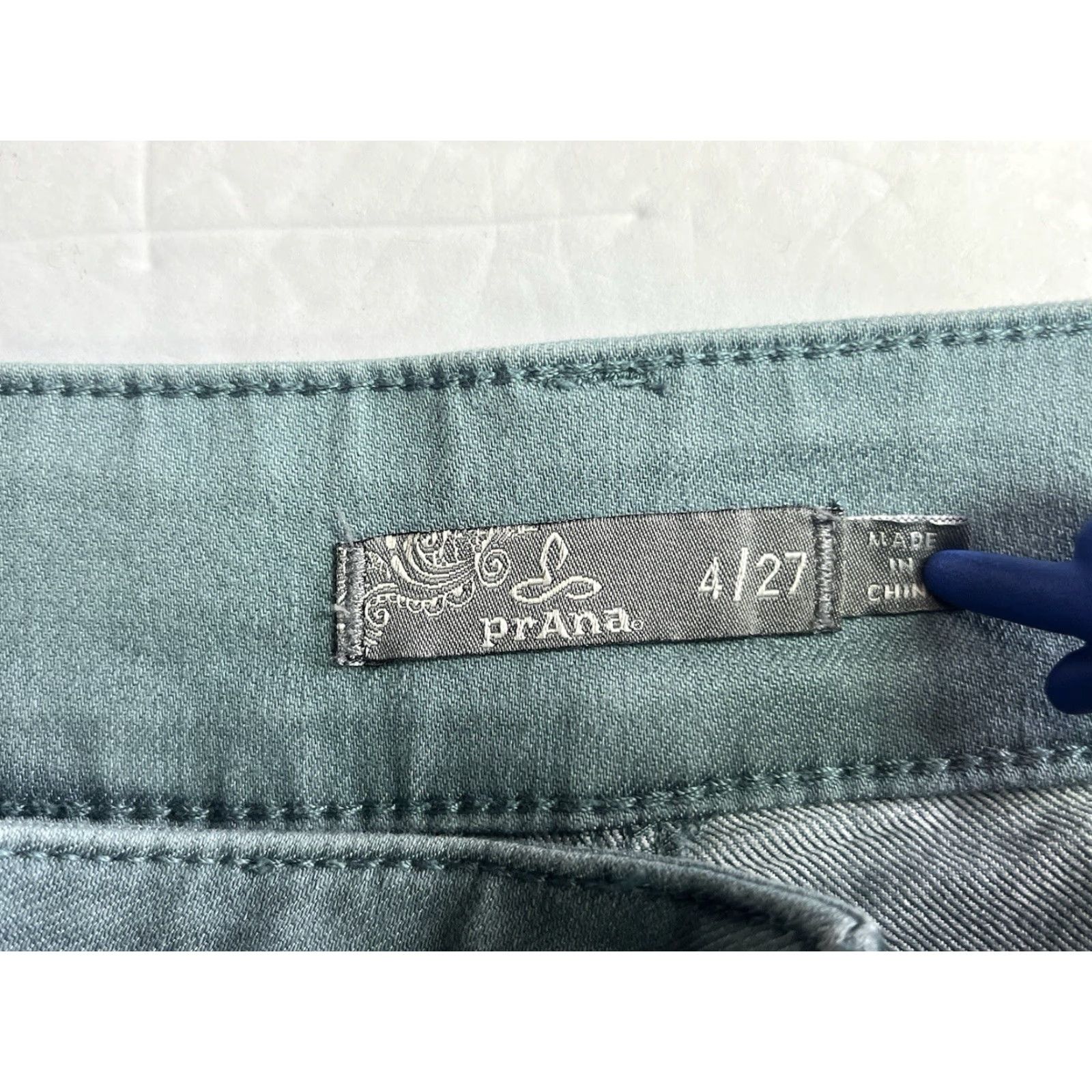 Prana prAna Pants Women’s Slim CategorY City Nature Sports Chino Stretch Green 4 Regular Size 27" / US 4 / IT 40 - 7 Thumbnail