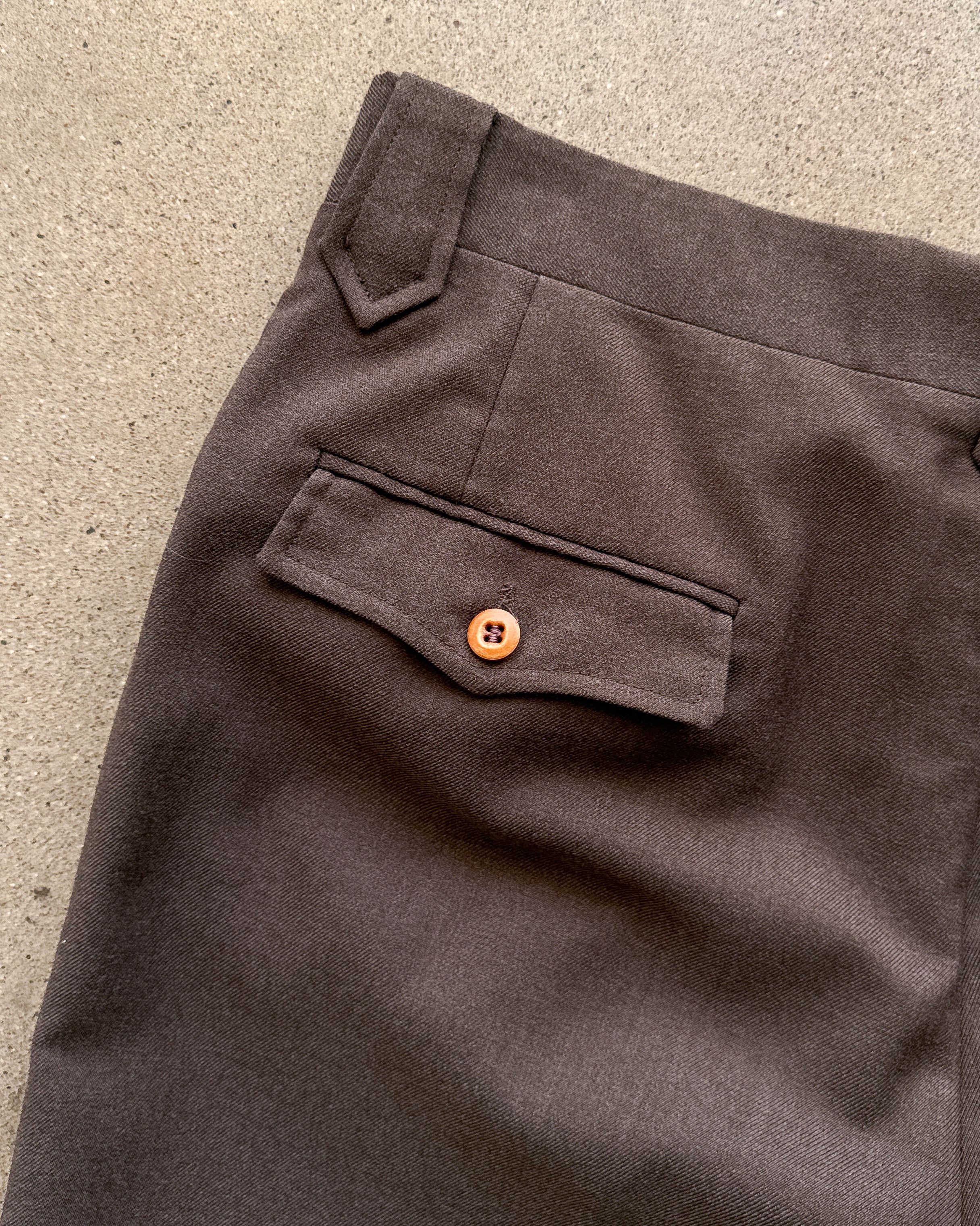 Vintage Vintage 1970s Stetson Western Pants Brown Men's 36 Flared Size US 36 / EU 52 - 3 Thumbnail