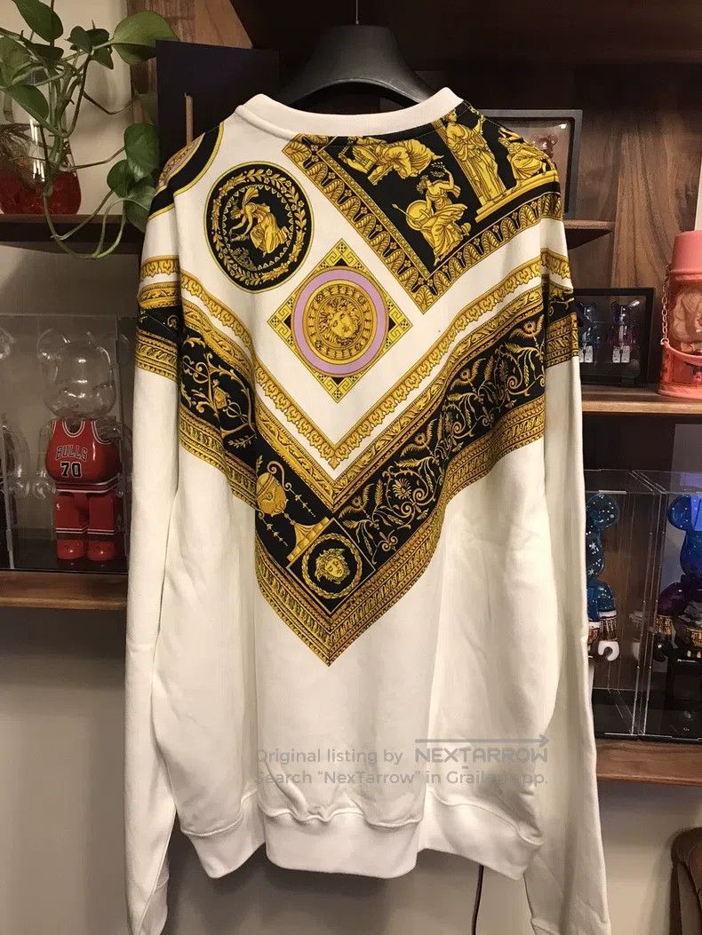 Versace Versace Classic baroque parquet sweatshirt Size US XXL / EU 58 / 5 - 2 Thumbnail