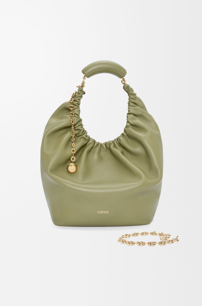 Loewe o1in1g0426 Size: OS / Medium Squeeze Bag in Eucalyptus Green Size ONE SIZE - 3 Thumbnail