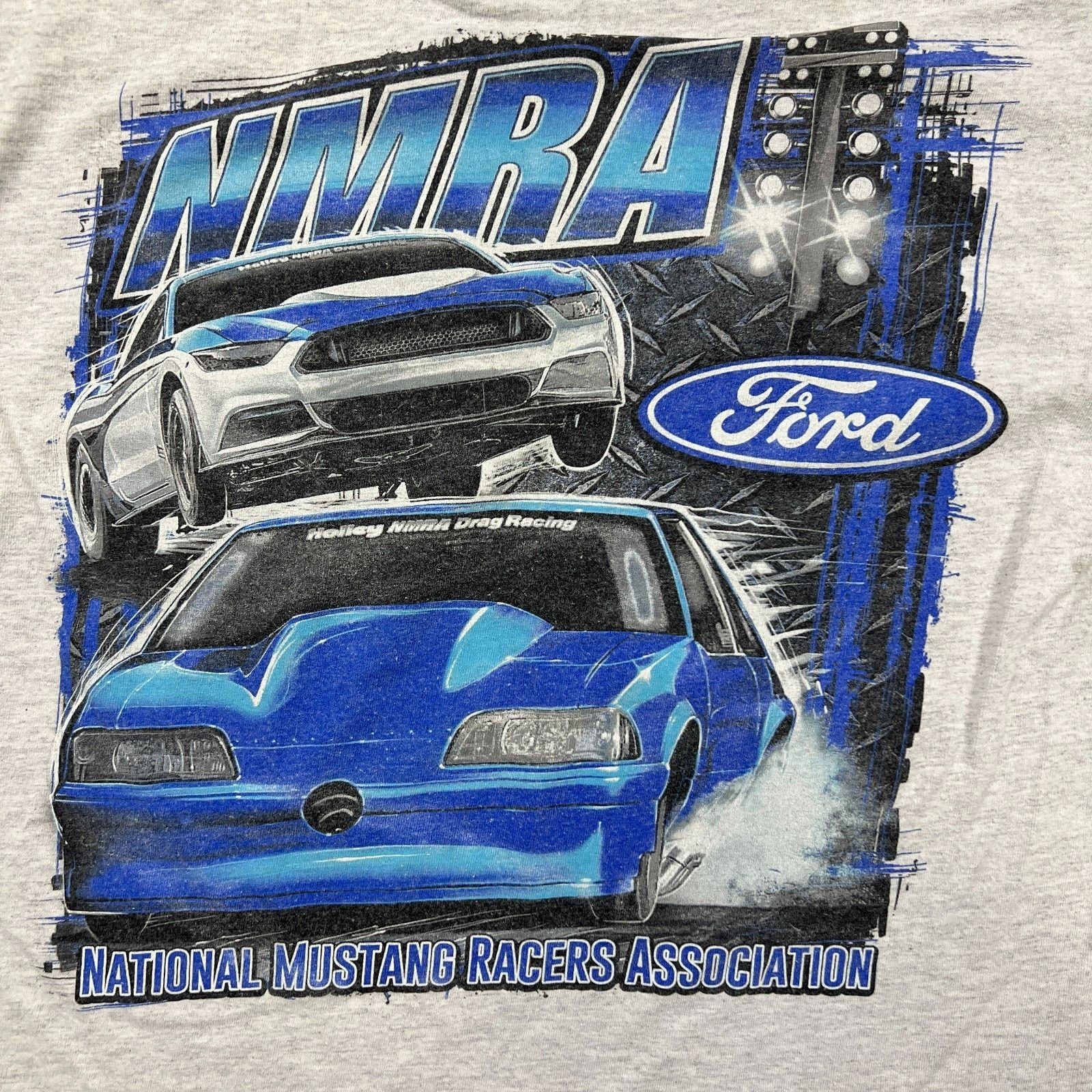 NASCAR × Vintage Vintage NMRA Ford Mustang T Shirt NASCAR Y2K Racing Tee Size US S / EU 44-46 / 1 - 2 Thumbnail