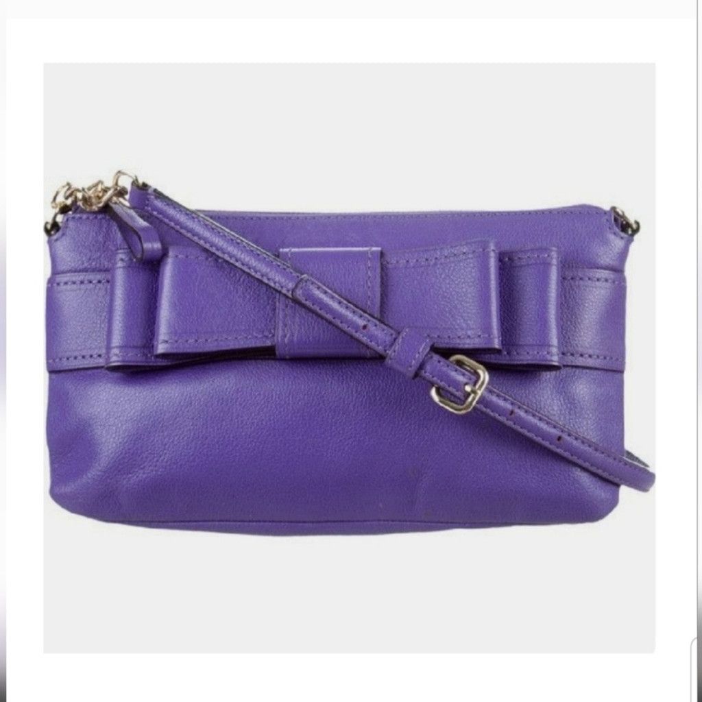 Kate Spade Kate Spade Purple Crossbody Bag with Bow Accent Size ONE SIZE - 1 Thumbnail