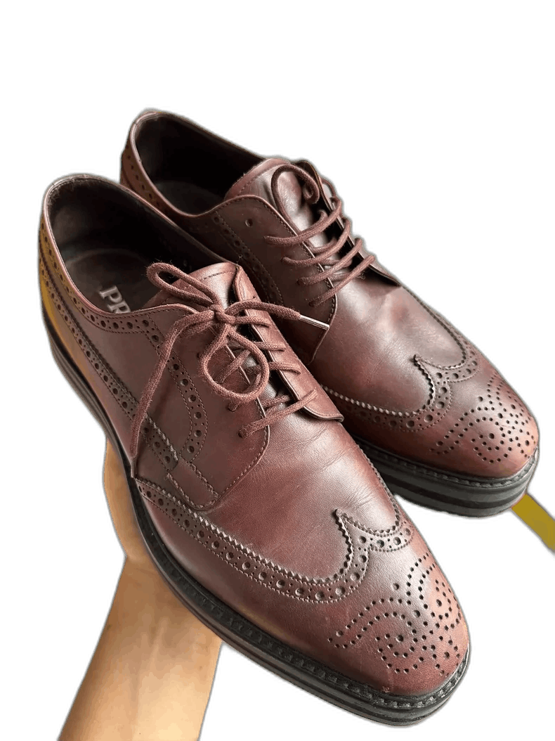Prada Thicksoled Men's Prada Dress Shoes-2506 Size US 9 / EU 42 - 1 Thumbnail