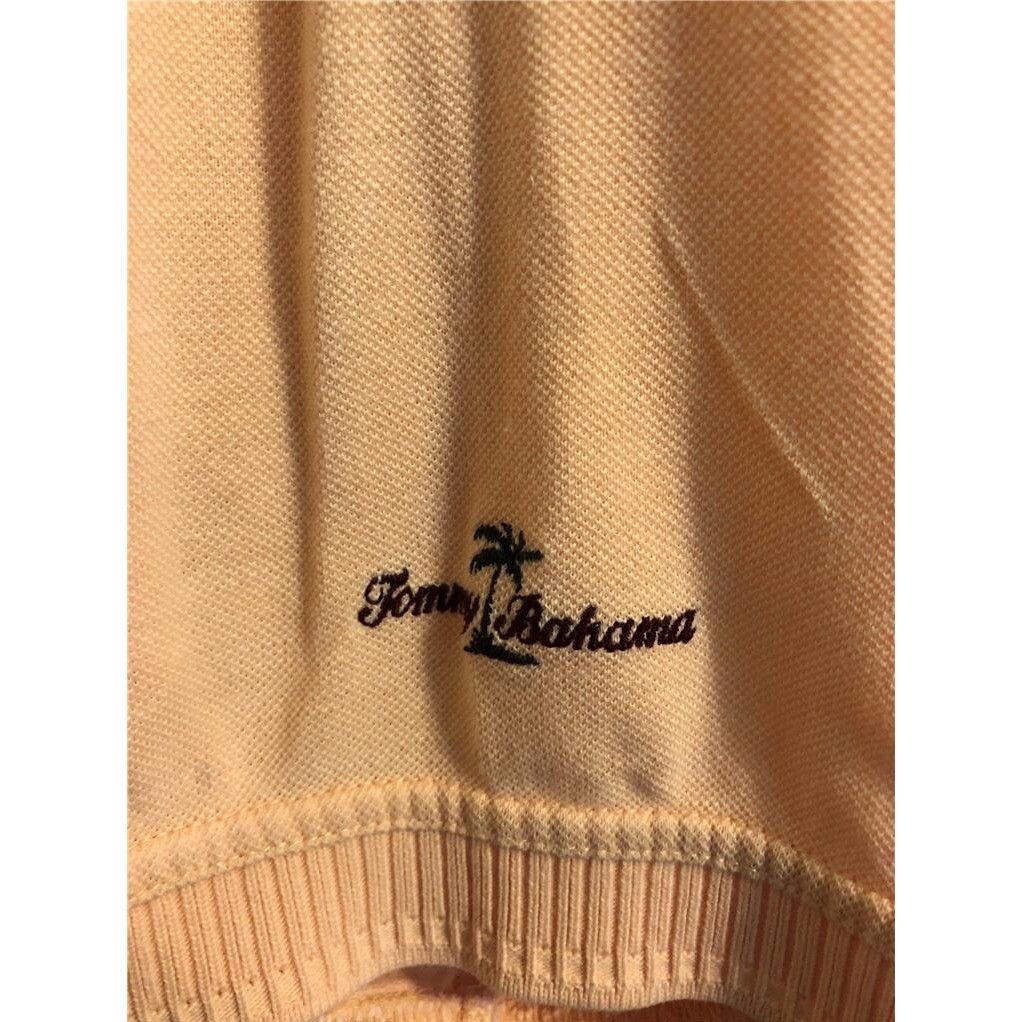 Tommy Bahama Tommy Bahama Peach Large Polo Shirt 100% Cotton Size US L / EU 52-54 / 3 - 2 Thumbnail