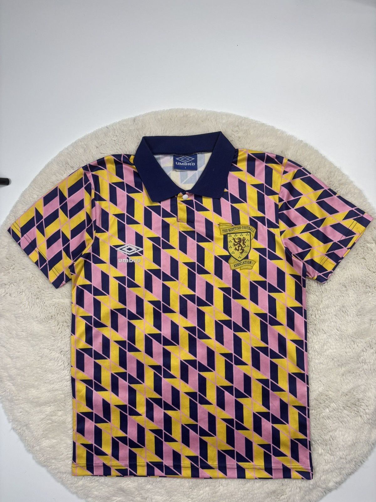 Umbro Umbro Scotland 1988/90 Retro Vintage Soccer Jersey Rare Size US S / EU 44-46 / 1 - 1 Thumbnail