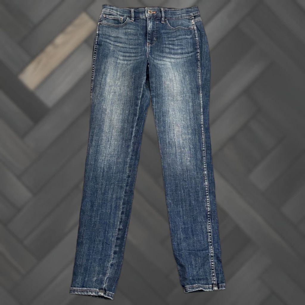 White House Black Market White House Black Market Jeans Womens 2 Everyday Soft Skinny Denim Blue Size 26" / US 2 / IT 38 - 1 Thumbnail