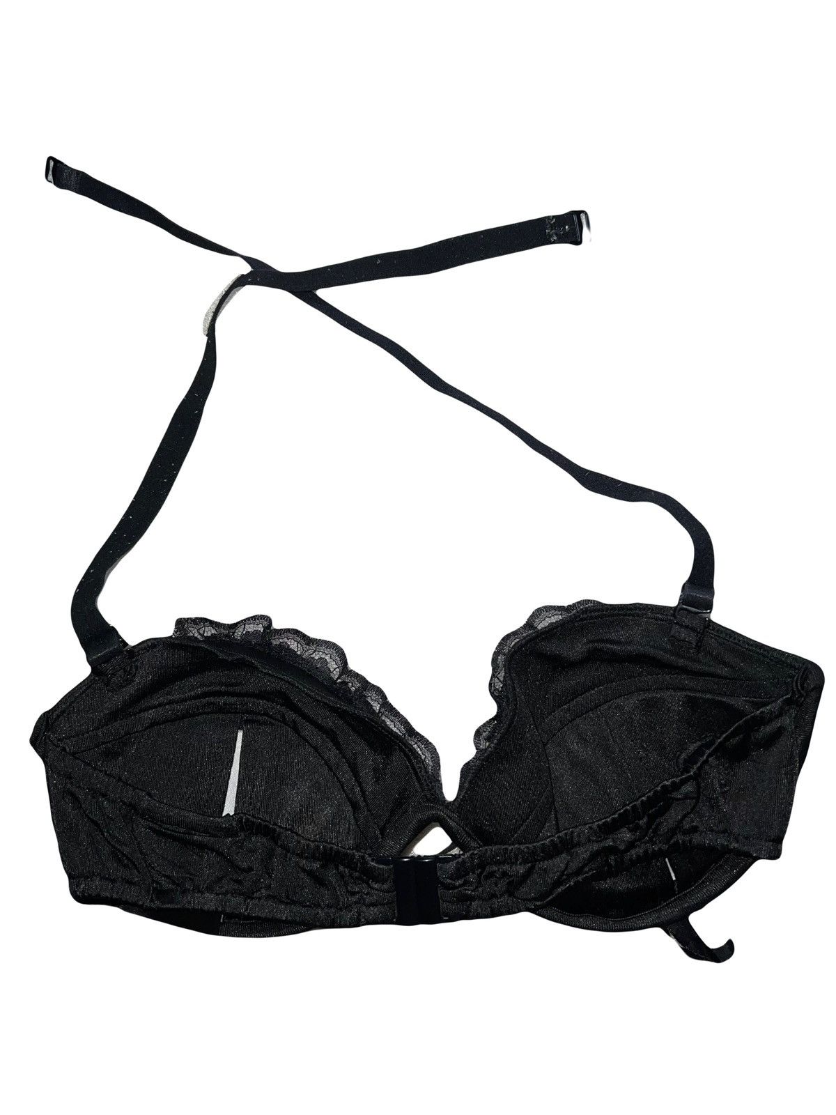 Japanese Brand Vintage Japanese Gothic lace bra 🖤🧛🏻‍♀️ Size ONE SIZE - 3 Thumbnail