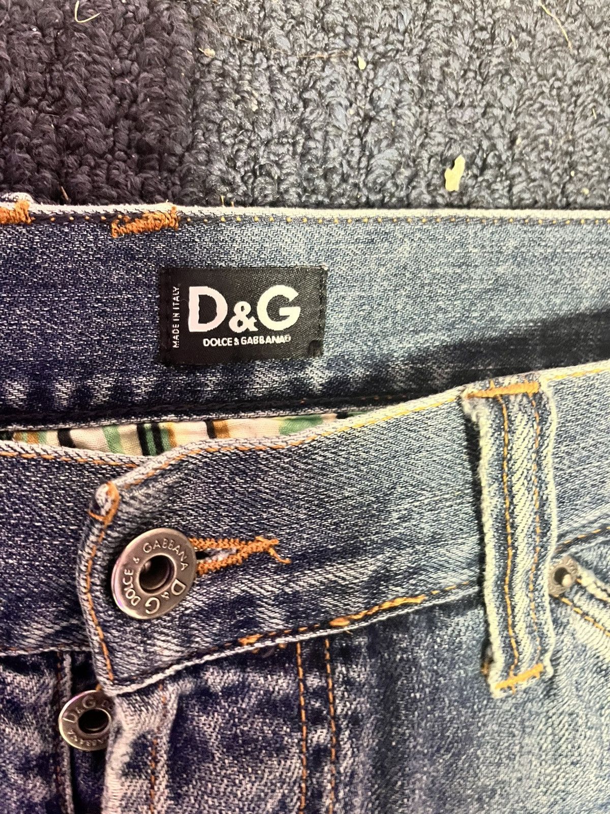 Designer × Dolce & Gabbana Dolce and Gabbana Distressed denim Size US 34 / EU 50 - 3 Thumbnail