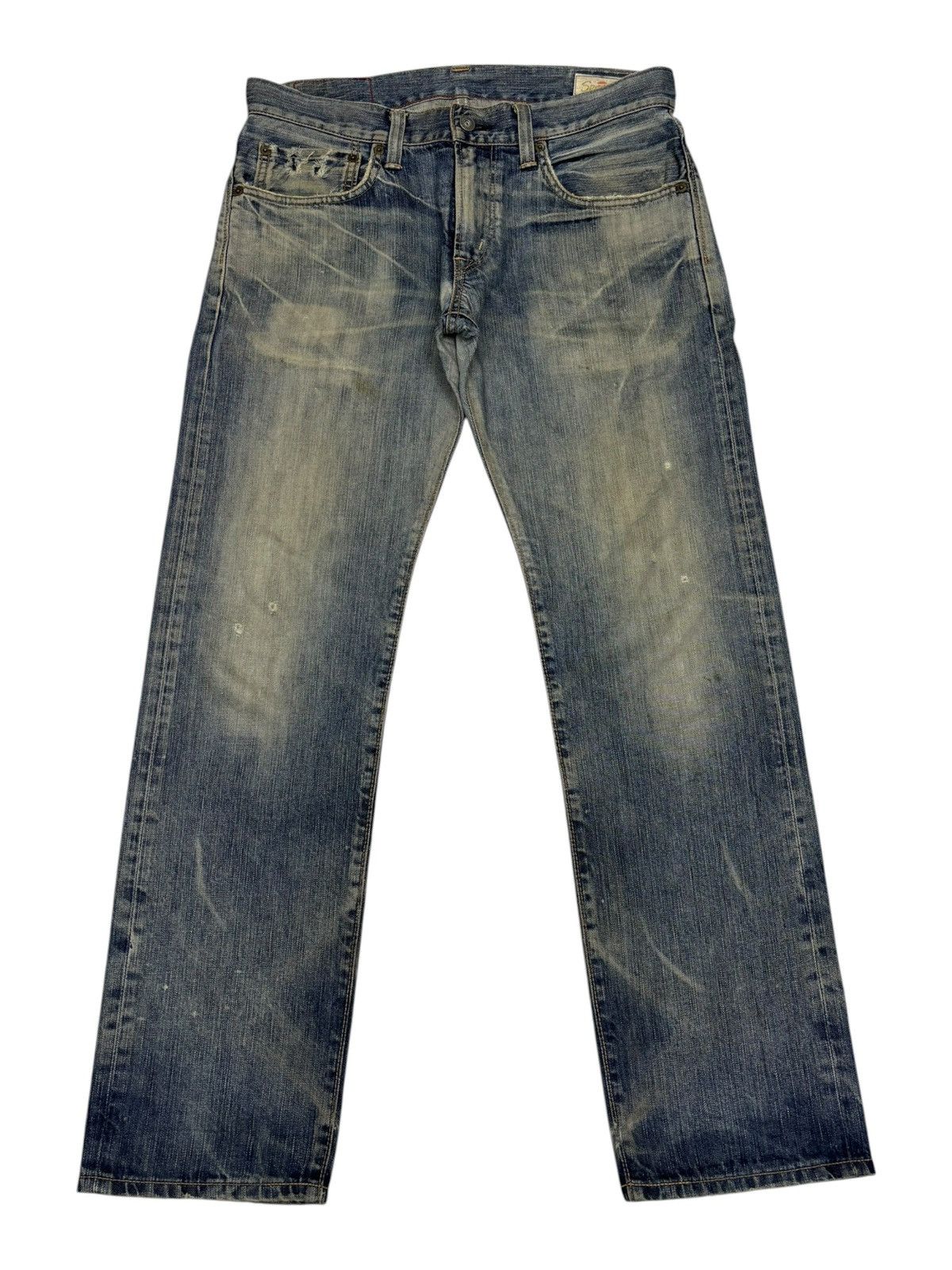 Kapital Edwin 503 Rebel Vintage Mud Wash Distressed Denim Jeans Size US 35 - 7 Thumbnail
