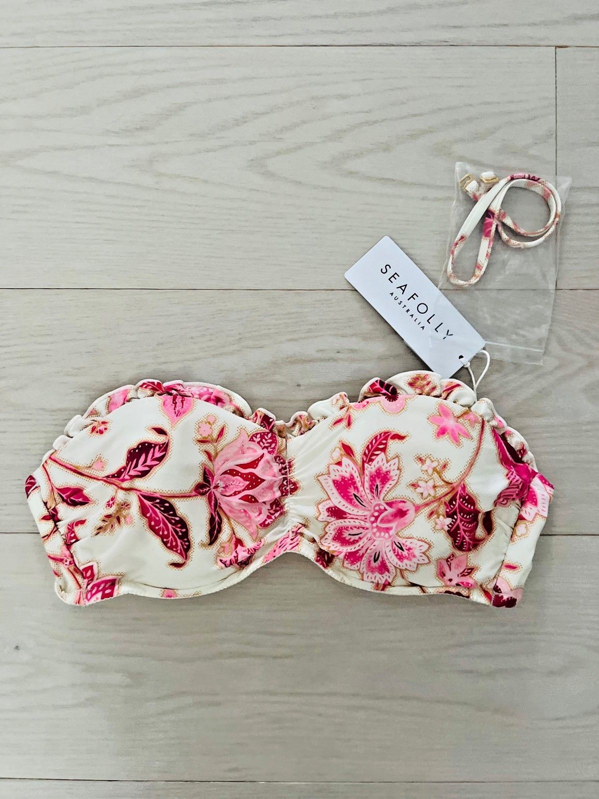 Other Seafolly Bustier Swim Bikini Bandeau Floral ( US 6 ) Size M / US 6-8 / IT 42-44 - 3 Thumbnail