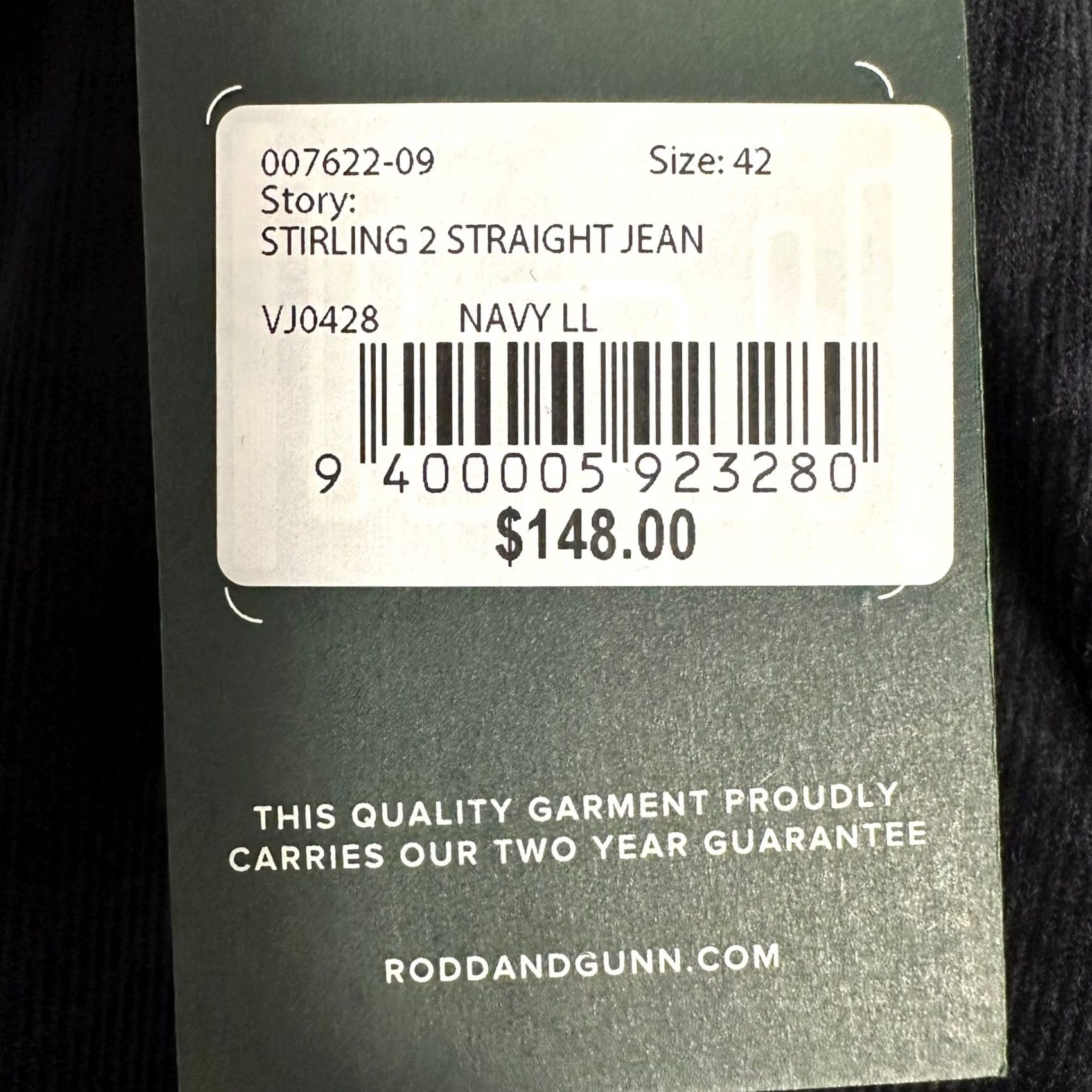 Rodd & Gunn Rodd & Gunn Stirling 2 Straight Jean Navy Corduroy Pants Mens 42x34 New Size US 42 / EU 58 - 4 Thumbnail