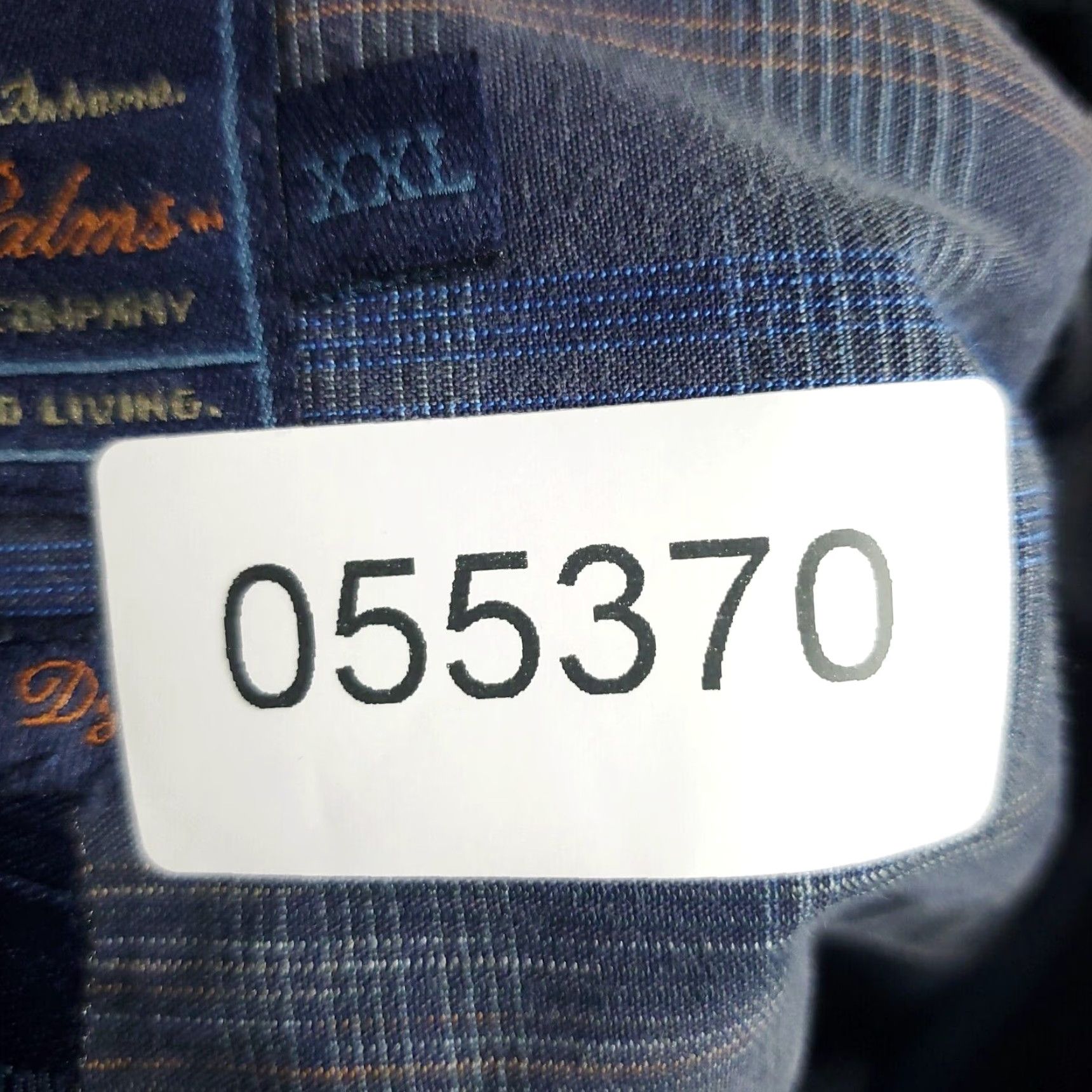 Tommy Bahama Tommy Bahama Blue Plaid Button-Up Shirt Mens Medium Long Sleeve Casual Size US M / EU 48-50 / 2 - 8 Thumbnail
