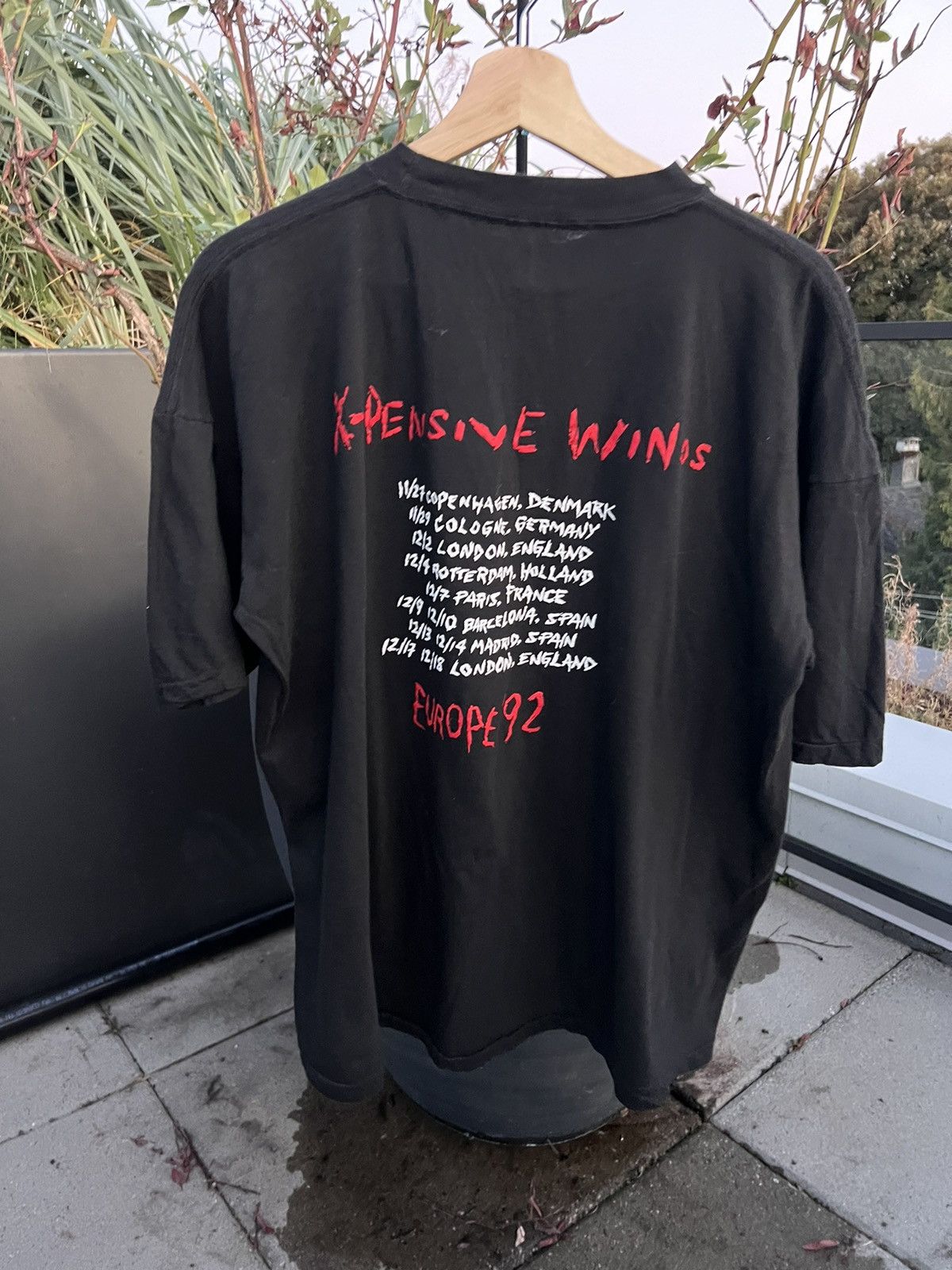 Band Tees × The Rolling Stones × Vintage Vintage 90s Keith Richards Main Offender Europe Tour TShirt Size US XL / EU 56 / 4 - 9 Thumbnail