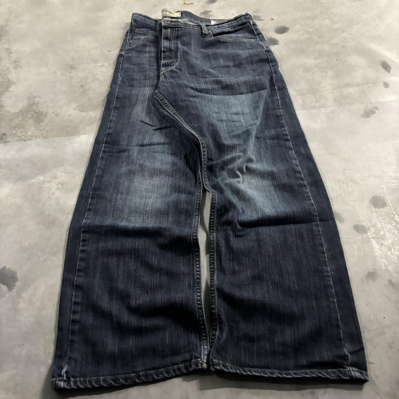 Vintage Crazy Vintage Y2K/2000s Grunge Dark Wash Denim Jeans! 40x30 Size US 40 / EU 56 - 3 Thumbnail