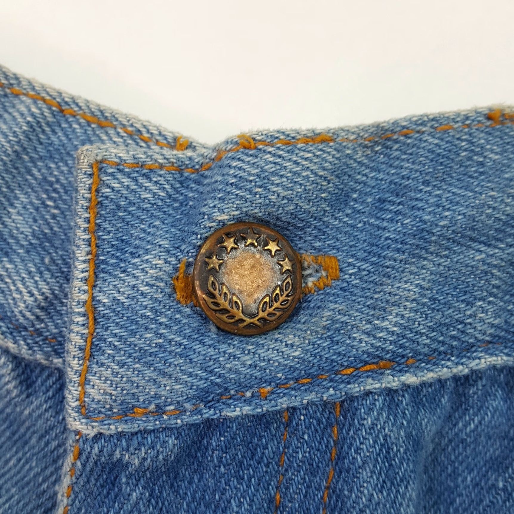 Denime VINTAGE Belma Jeans 80s Stonewashed Blue Denim Size 13 Relaxed Tapered High Rise Inseam 31" Women Size 34" / US 12 / IT 48 - 3 Thumbnail