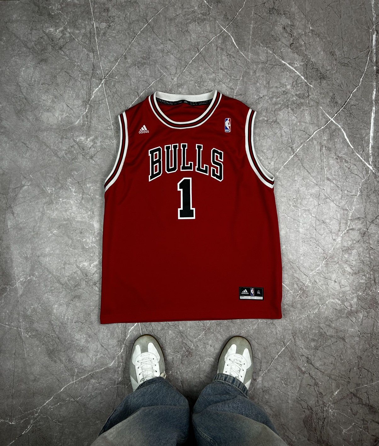 Adidas × NBA Adidas NBA Chicago Bulls Rose 1 jersey Size US XL / EU 56 / 4 - 1 Thumbnail