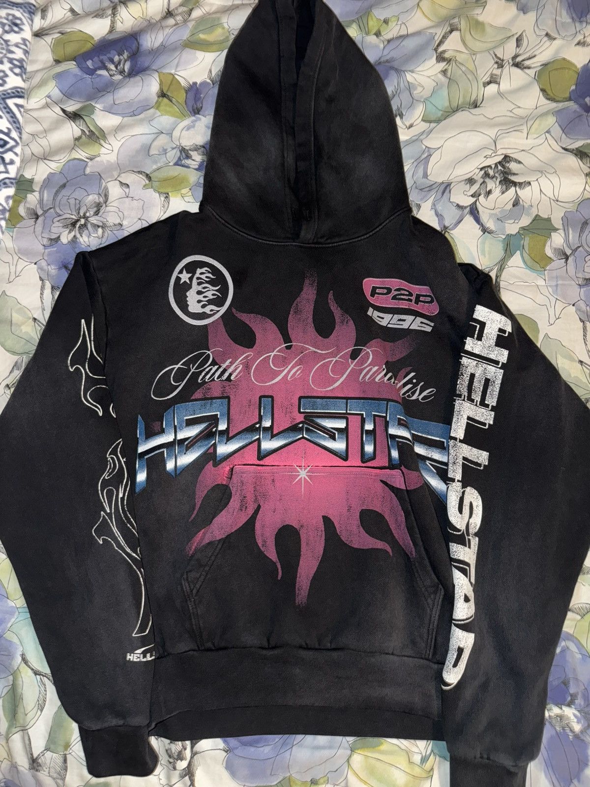 HELLSTAR Hellstar Racer Hoodie Black (NFC) Size US S / EU 44-46 / 1 - 1 Thumbnail